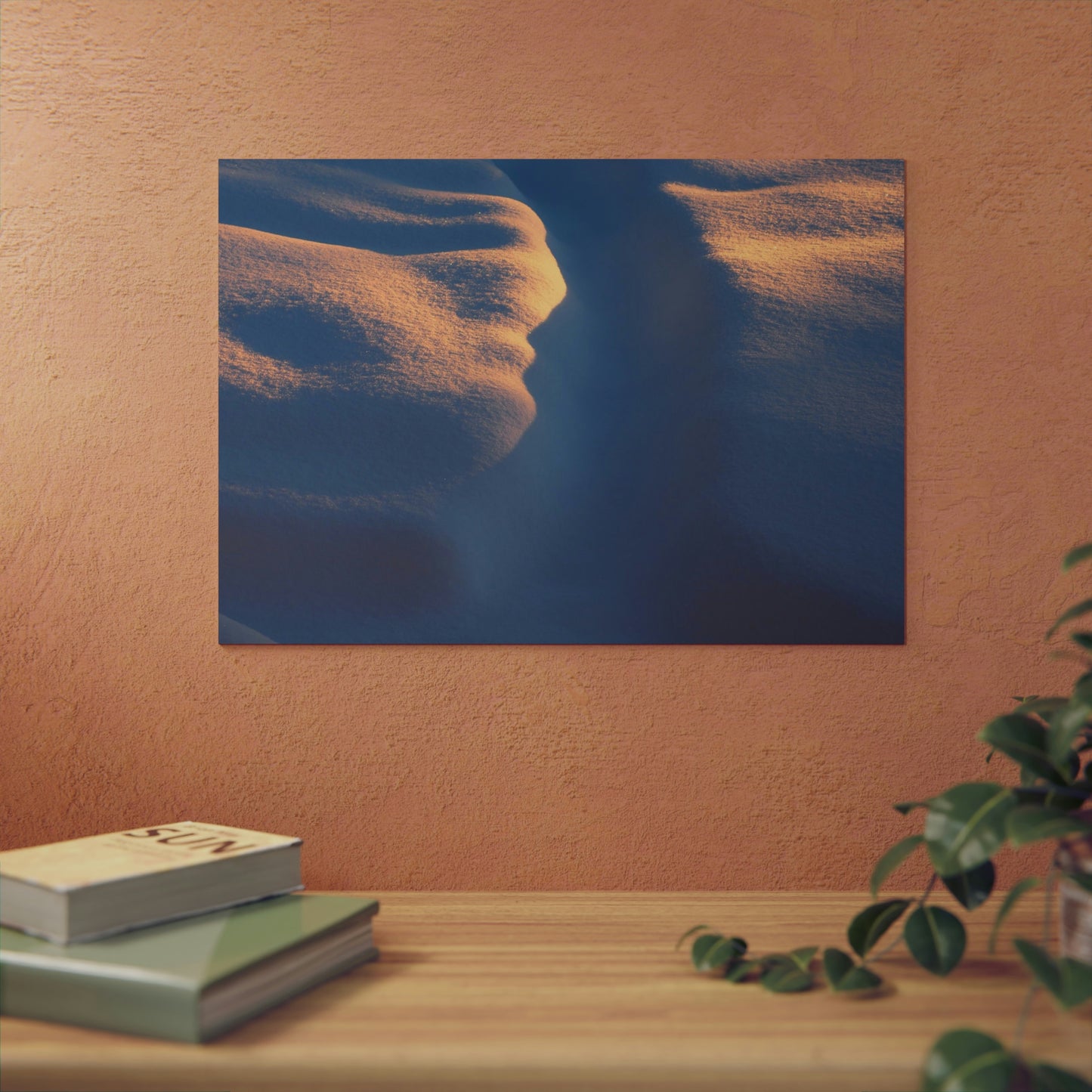 Aluminum Composite Panels ... "Foot-Trail & Snowscape" ... A Brutal Winter ... '29Jan23' ... Central Idaho ... Base Photo For Art Products Line ...