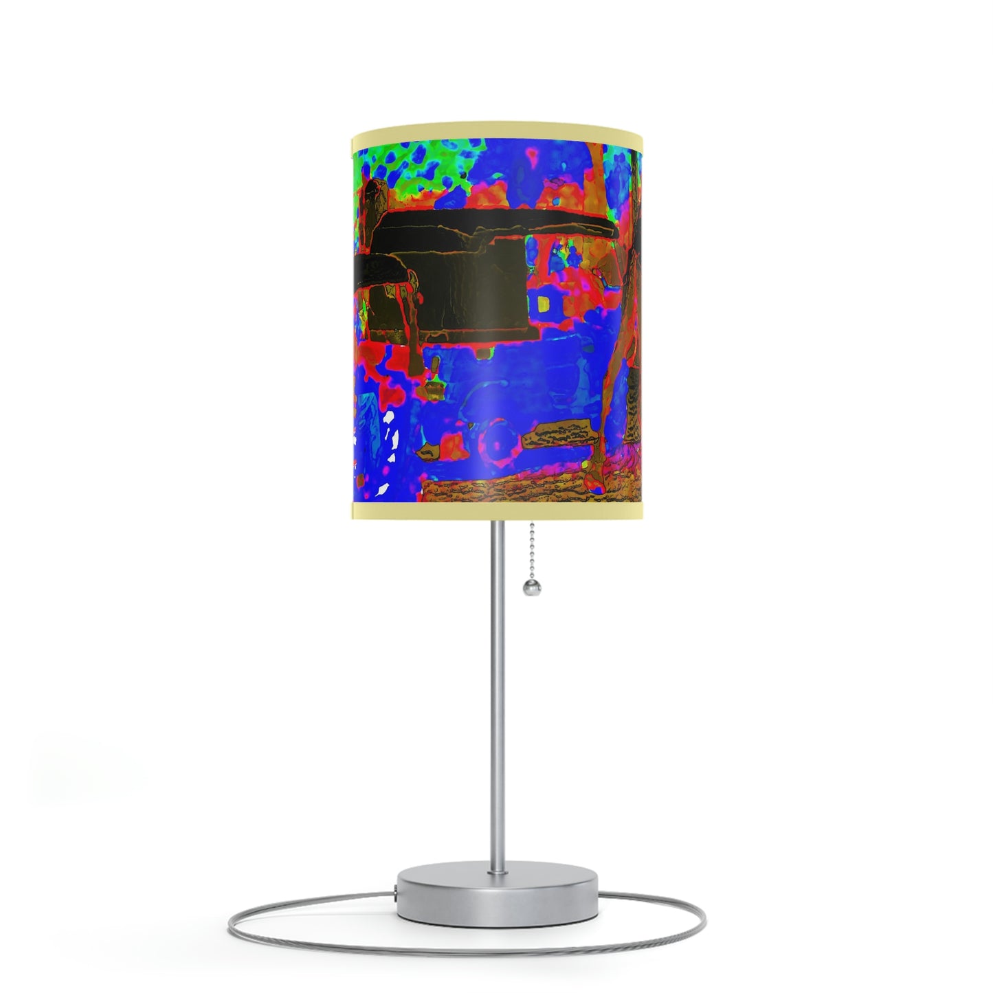 Lamp on a Stand, US|CA plug ... "Truckin'-Up-To-Buffalo ... 'Oops - Wrong Country' ... Truckin'-Up-To-New Delll -'E' ... " ... (Delhi, India) ... 5July2007. Original Works ...