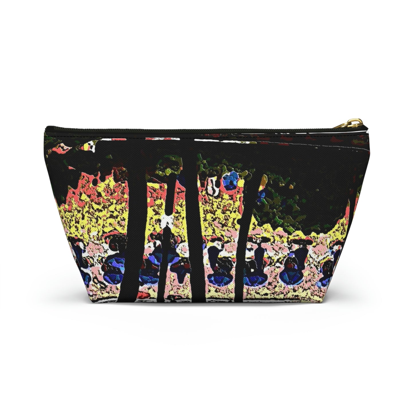Accessory Pouch w T-bottom ... "A Beautiful Beach Amongst The Palms" ... The Outrigger Waikiki, Honolulu, Oahu ... Original Works ...