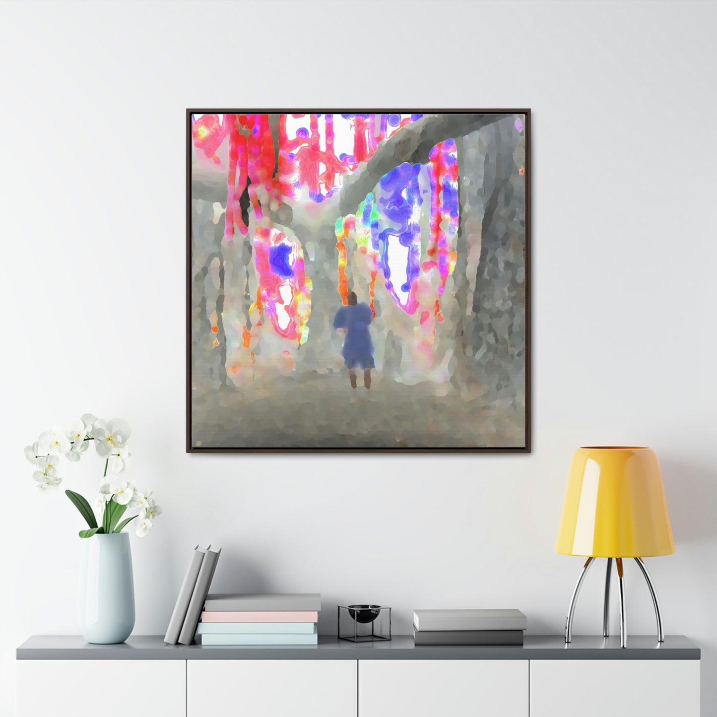 Gallery Canvas Wraps, Square Frame ... 'More' ... Jesuit Philosophy ... "In The Polynesian Banyans ..."