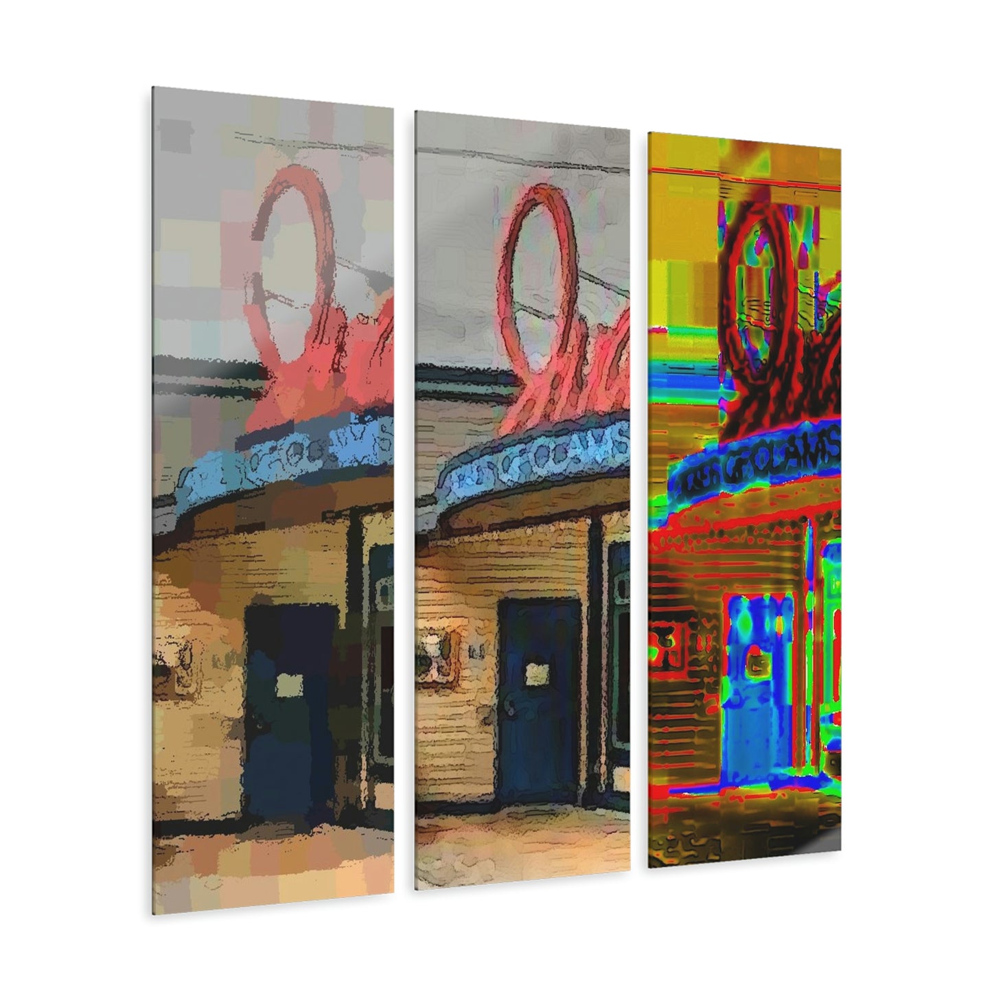 Acrylic Prints (Triptych) ...  In-A-Hurry & Stressed? ... Remember: Keep "Clam" ... Clam_Happy ...  'Ivars: Seattle Waterfront' ... Personal Archives ... Original Works ...