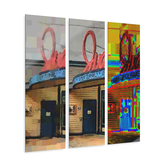 Acrylic Prints (Triptych) ...  In-A-Hurry & Stressed? ... Remember: Keep "Clam" ... Clam_Happy ...  'Ivars: Seattle Waterfront' ... Personal Archives ... Original Works ...