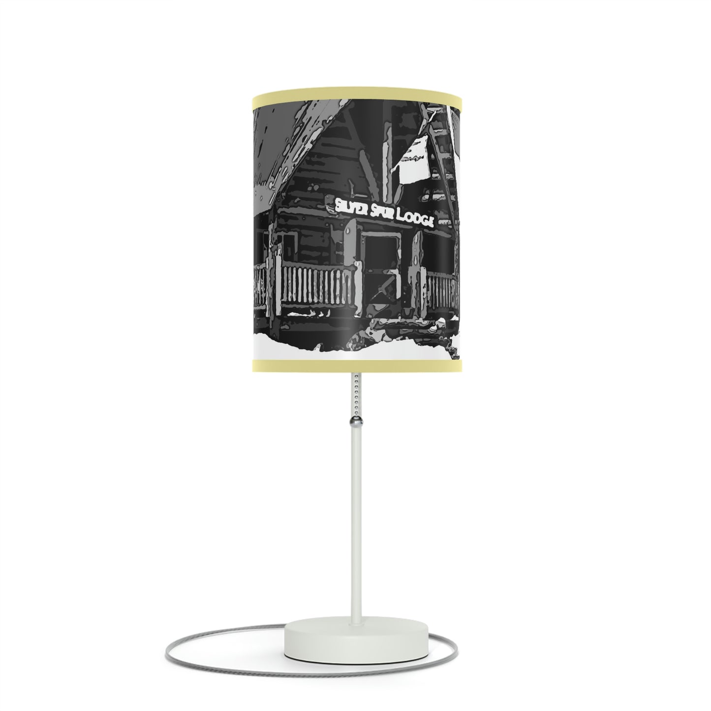 Lamp on a Stand, US|CA plug ... A Beautiful Lodge & Back-Country Outfitter In A Mountain Town ... 'Dixie, Idaho, November 2022' ... Original Works ...