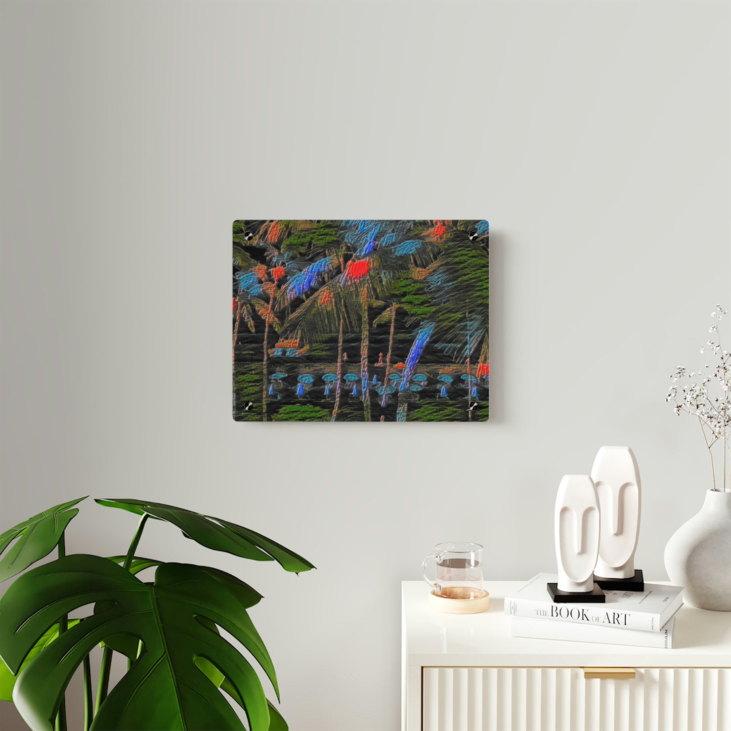 Acrylic Wall Art Panels ... "The Royal Hawai'ian: Waikiki Beach_Beach" ... Honolulu, HI ... Ocotber 2014 (Halloween) ... Original Works ...