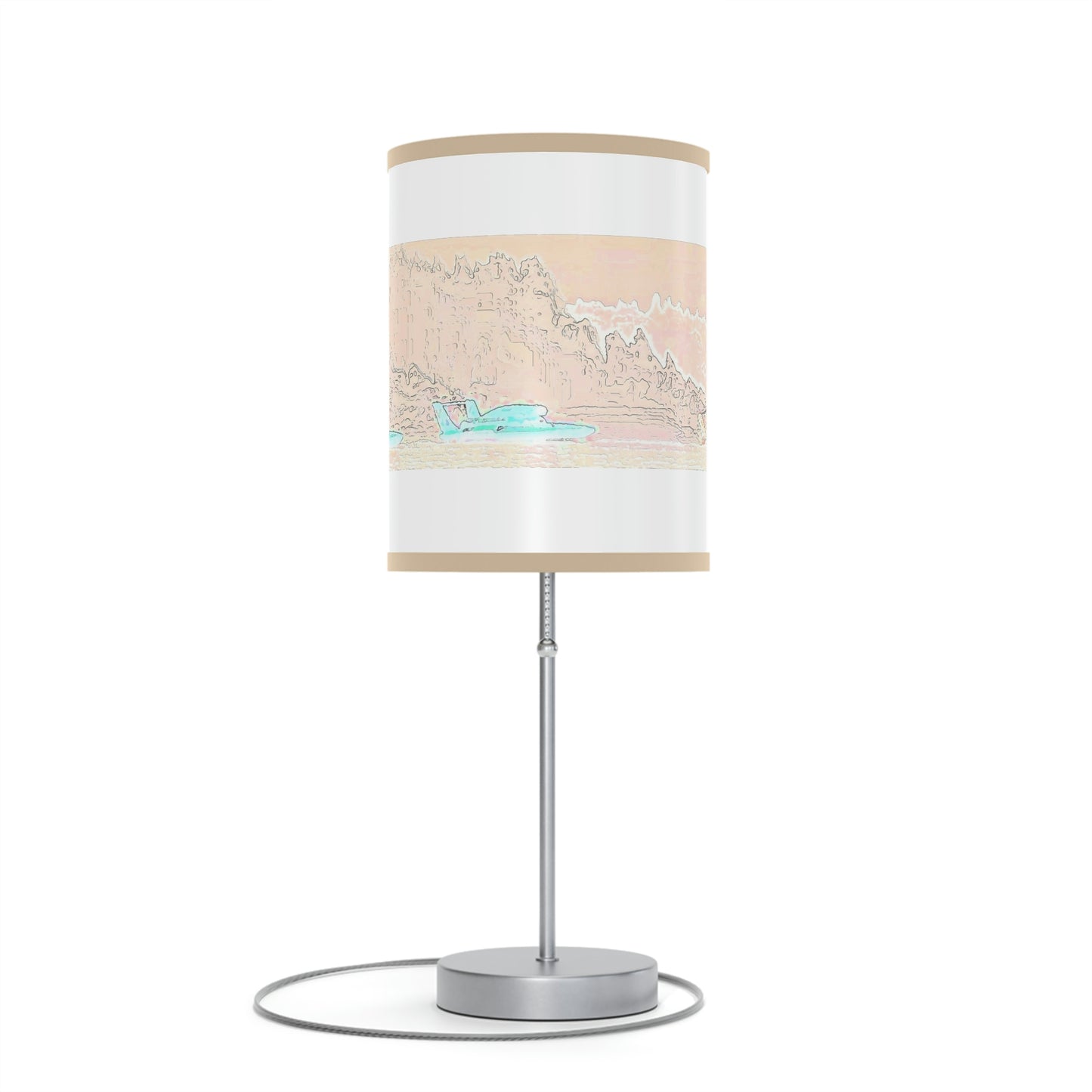 Lamp on a Stand, US|CA plug ... Seattle Columbia Cup On Lake Washington ... "Dave Wilcox Heads For The Win" ... Associate Gift-Photo ... Original Works ...