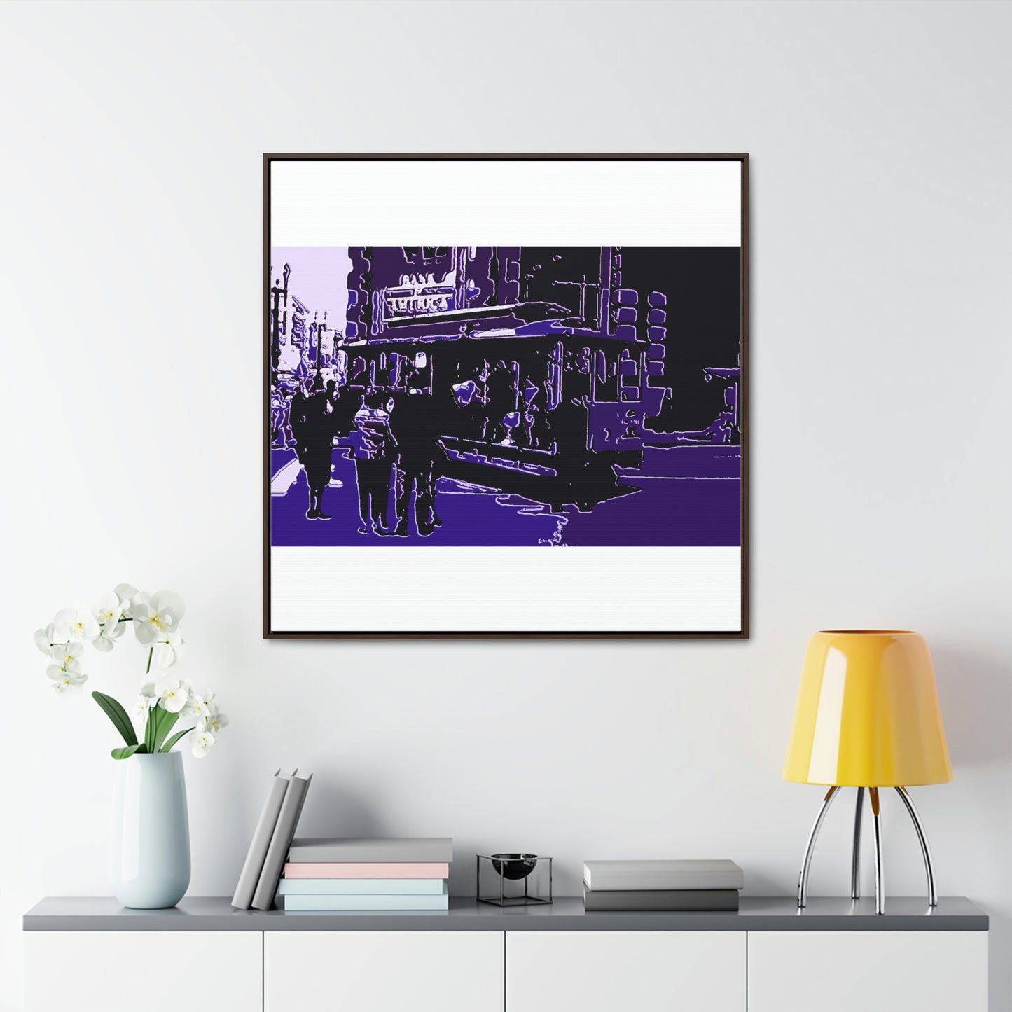 Gallery Canvas Wraps, Square Frame ... San Francisco ... 'Rice-A-Roni-A-San Francisco Treat' ... "A Cable Car Classic" ... Family Archives: 1973 ... Original Works ...