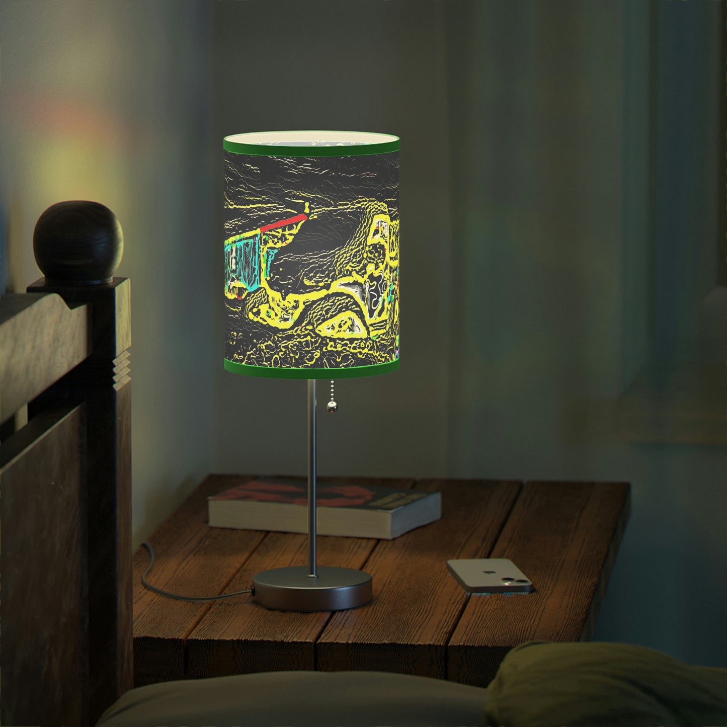 Lamp on a Stand, US|CA plug ... "Snow Vehicle In Snow Storm At-Rest" ... Circa 12Mar23 ... Central Idaho ... 18-Hours Rendering Time: Original Works ...