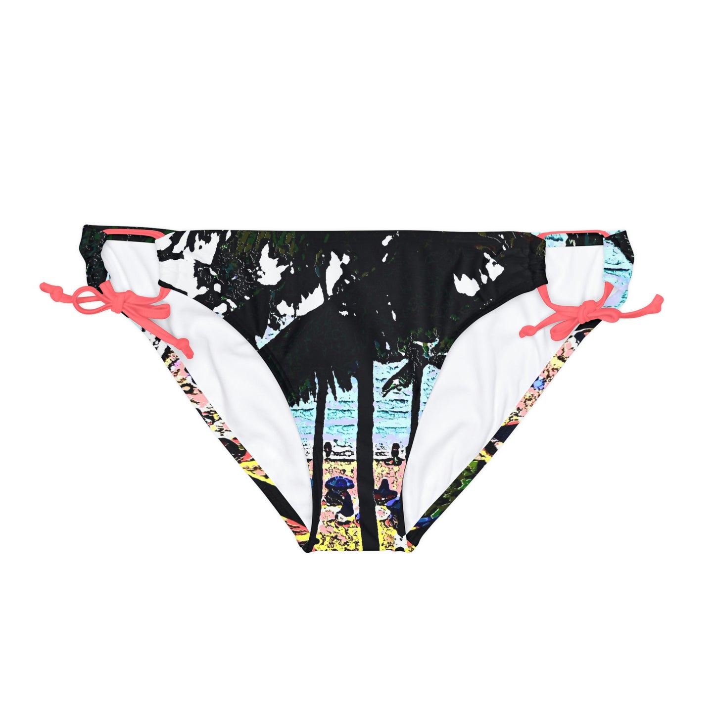 Loop Tie Side Bikini Bottom ...  "A Beautiful Beach Amongst The Palms" ... The Outrigger Waikiki, Honolulu, Oahu ... Original Works ...