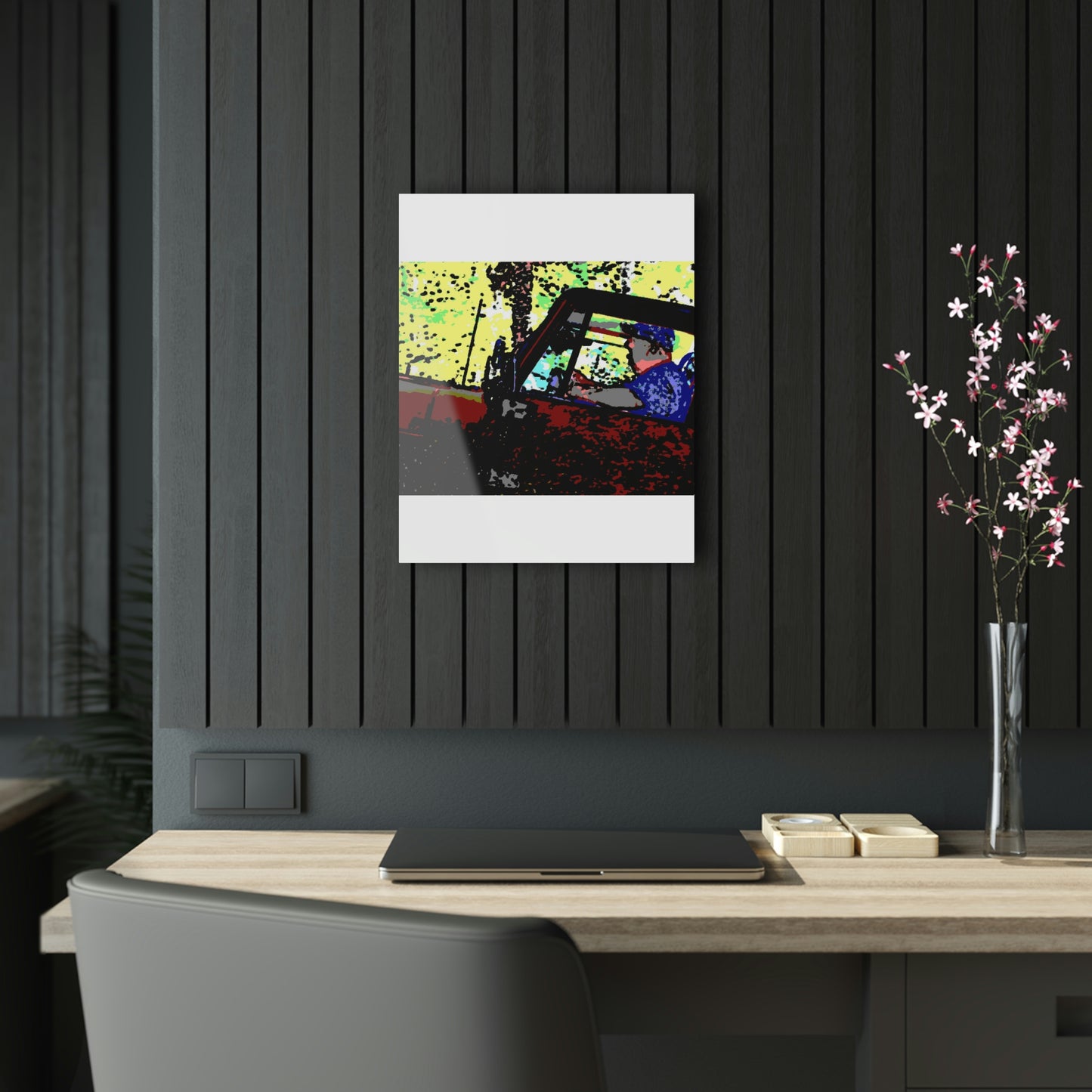 Acrylic Prints ... "Jeep & Bronco-Bustin'-It Up The Mountain Road"  ... Spring 2021 ... Rhett Creek, Idaho ... Original Works ...