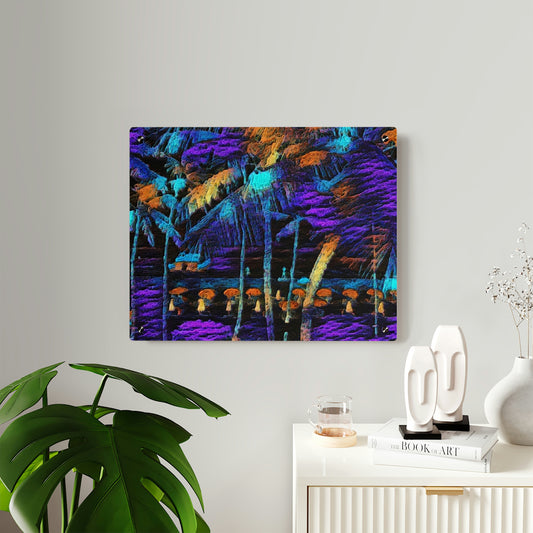 Acrylic Wall Art Panels ... "The Royal Hawai'ian: Waikiki Beach_Beach" ... Honolulu, HI ... Ocotber 2014 (Halloween) ... Original Works ...