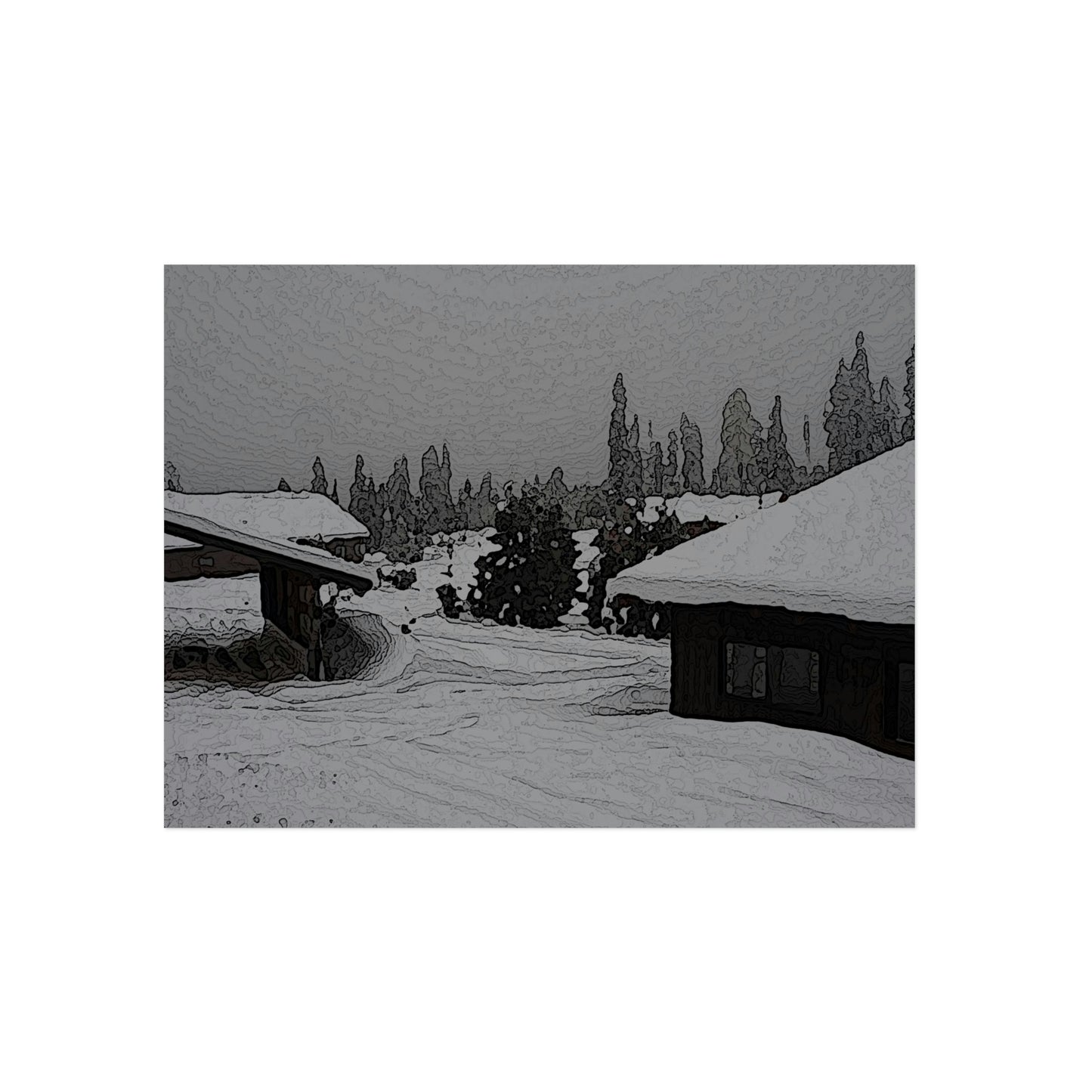 Aluminum Composite Panels ... "Winterscape 'Escape' " ... Its Intrinsic Beauty & Solace ... Winter 2020, Central Idaho, USA ... Original Works ...