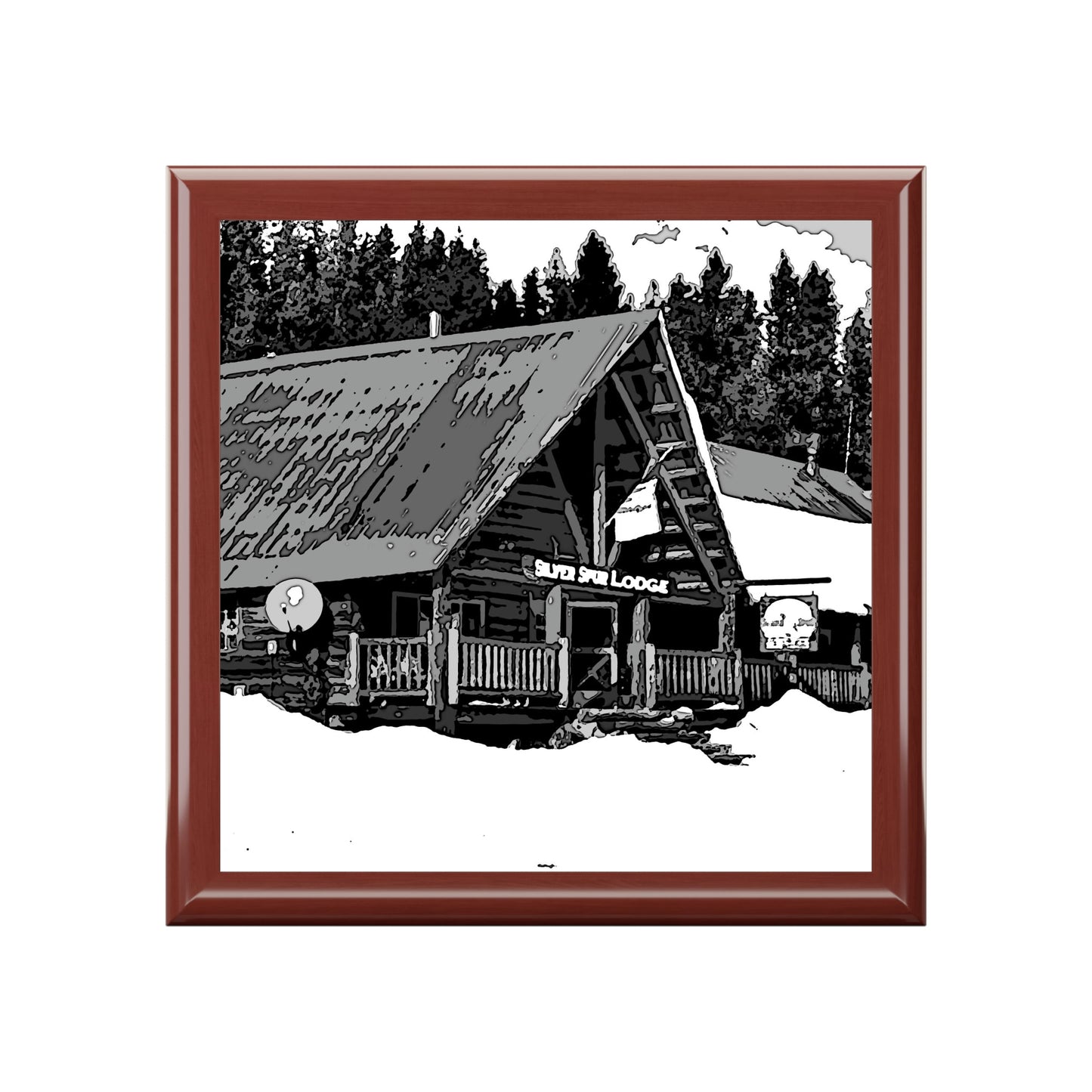 Jewelry Box ... A Beautiful Lodge & Back-Country Outfitter In A Mountain Town ... 'Dixie, Idaho, November 2022' ... Original Works ...
