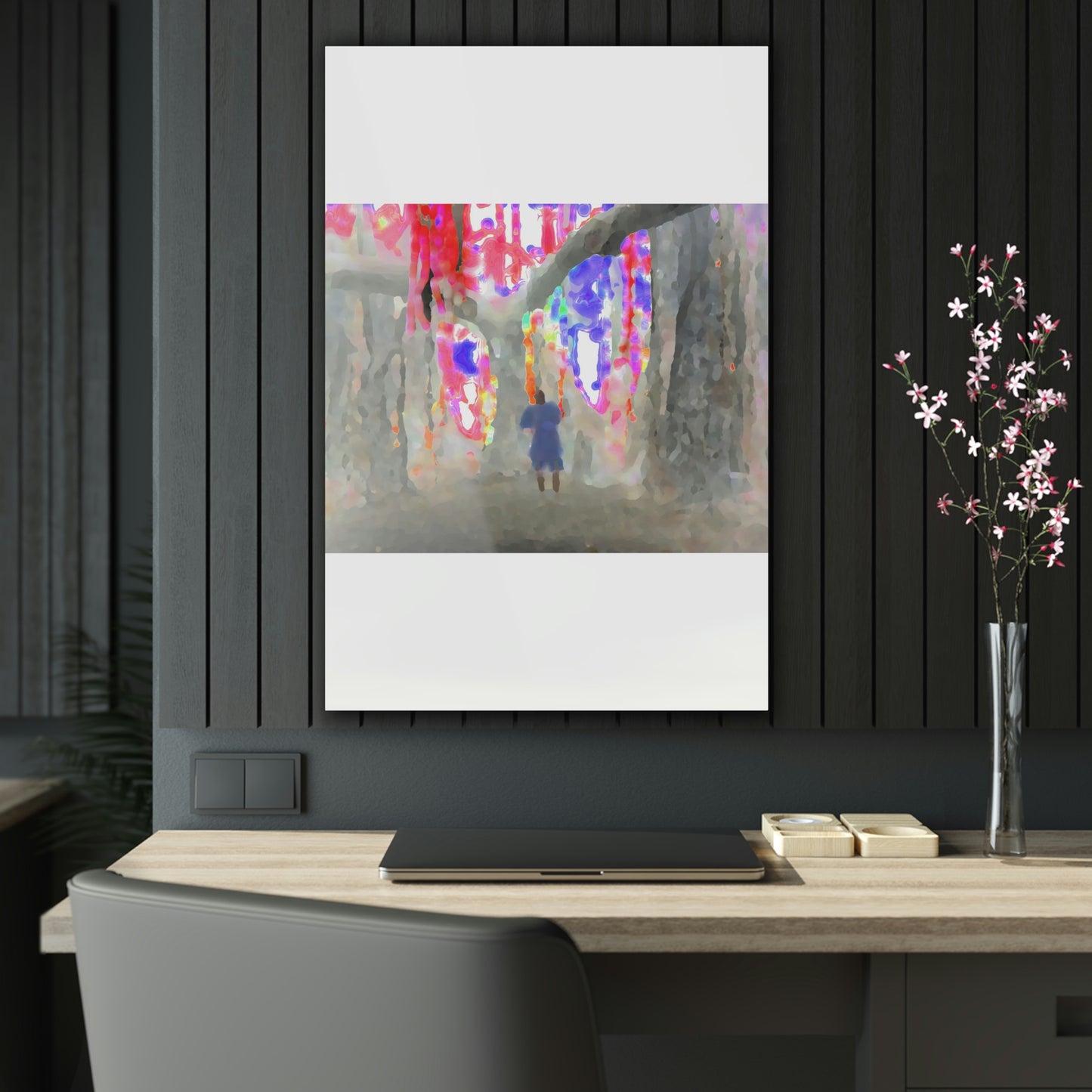 Acrylic Prints ... "Walk .. Swing .. Hang .. Sit .. 'Hammock' Amongst The Banyans of Honolulu" ... Original Works ... October 2014