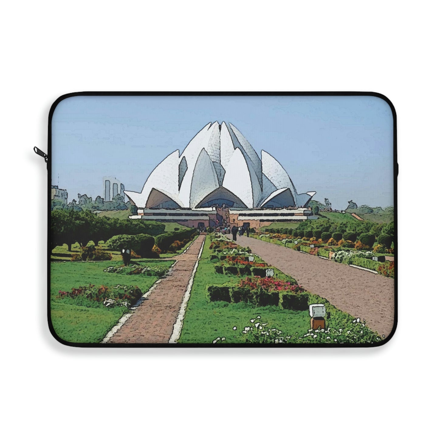 Laptop Sleeve ... 'Bahai'i House-Of-Worship' ... "Lotus Temple: Delhi, India, 2008" ... Original Works ...