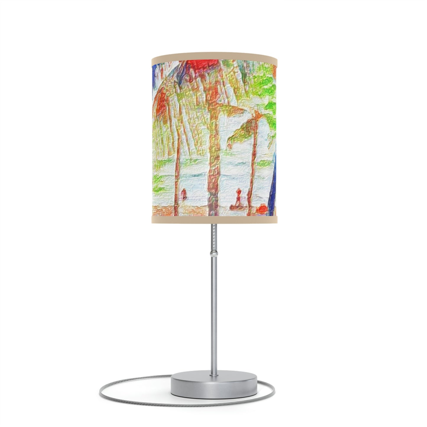Lamp on a Stand, US|CA plug ... "The Royal Hawai'ian: Waikiki Beach_Beach" ... Honolulu, HI ... Ocotber 2014 (Halloween) ... Original Works ...