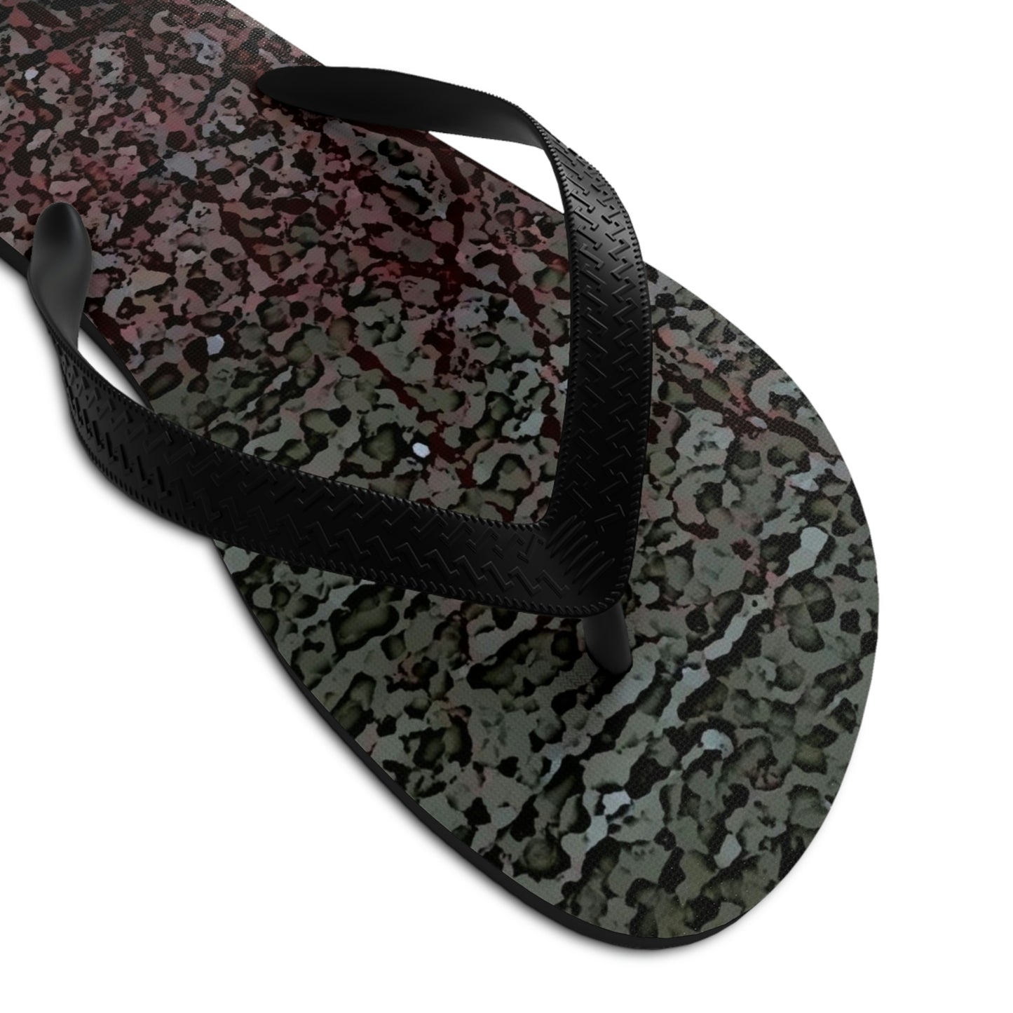 Unisex Flip-Flops .. "A River Runs Through It" ... Red-Osier-Dogwood (Cornus Stonlifera 'Rubra') .. Original Works ... Central Idaho ...