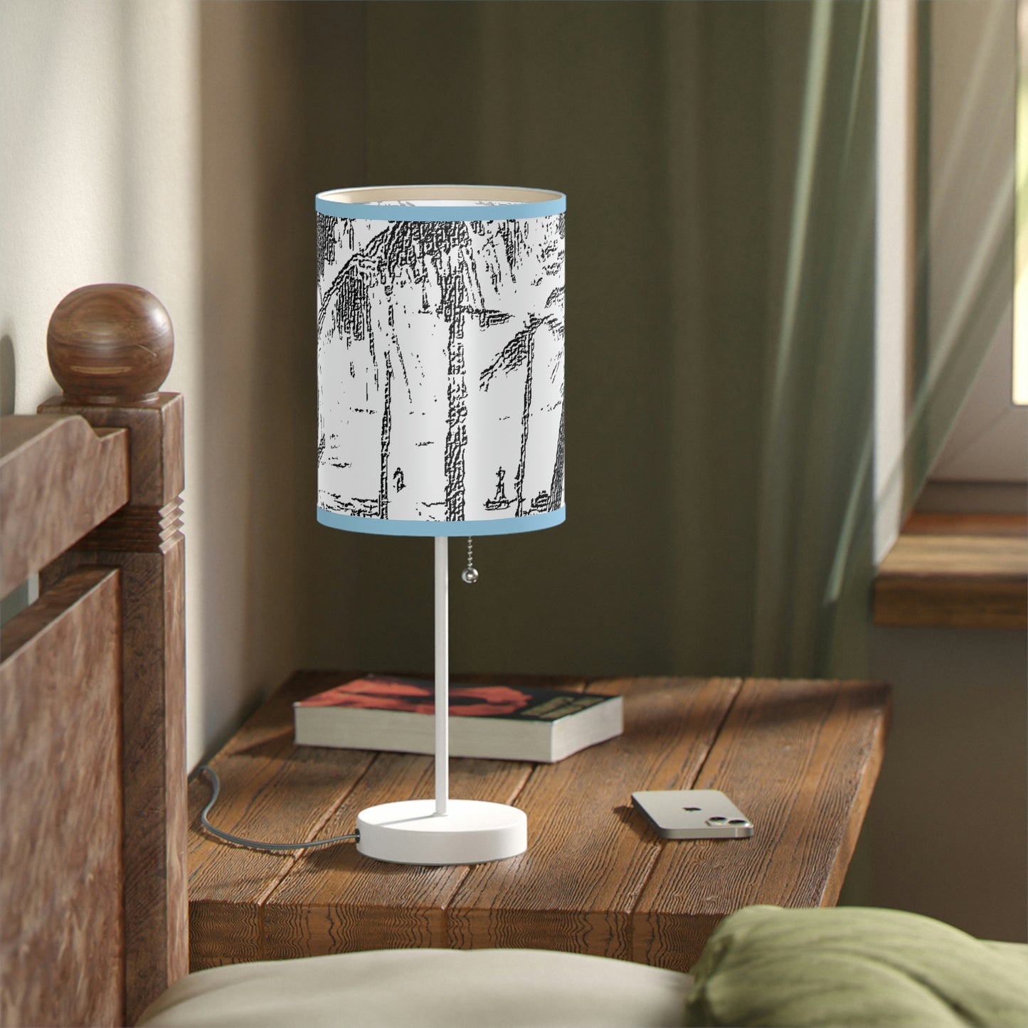 Lamp on a Stand, US|CA plug ... "The Royal Hawai'ian: Waikiki Beach_Beach" ... Honolulu, HI ... Ocotber 2014 (Halloween) ... Original Works ...