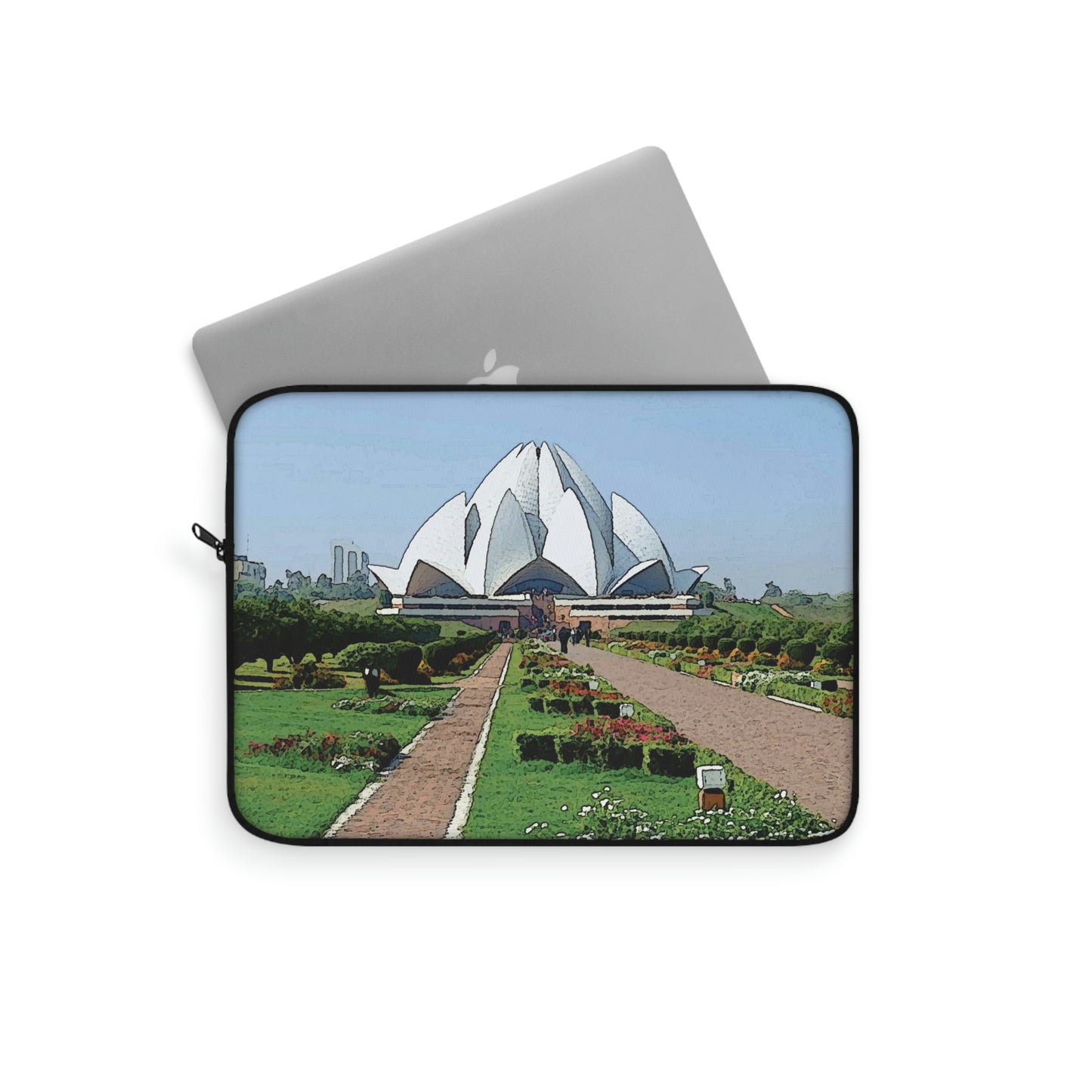 Laptop Sleeve ... 'Bahai'i House-Of-Worship' ... "Lotus Temple: Delhi, India, 2008" ... Original Works ...