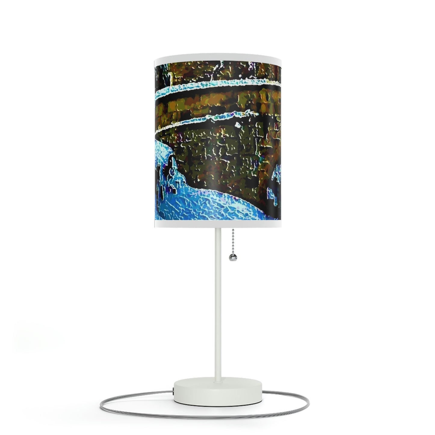 Lamp on a Stand, US|CA plug ... Walikng The Streets & Alleys ... 'Strolling The Canals ... '  ... Original Works  ...
