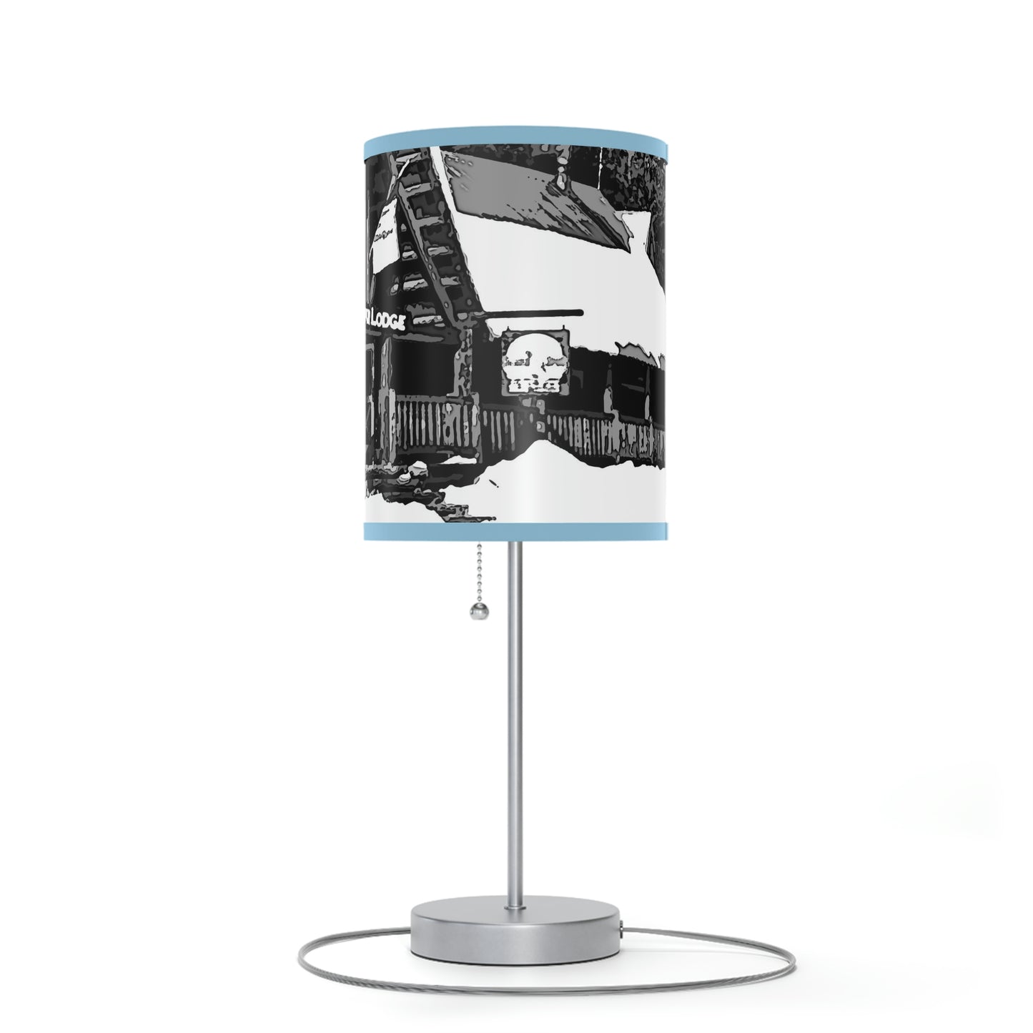 Lamp on a Stand, US|CA plug ... A Beautiful Lodge & Back-Country Outfitter In A Mountain Town ... 'Dixie, Idaho, November 2022' ... Original Works ...