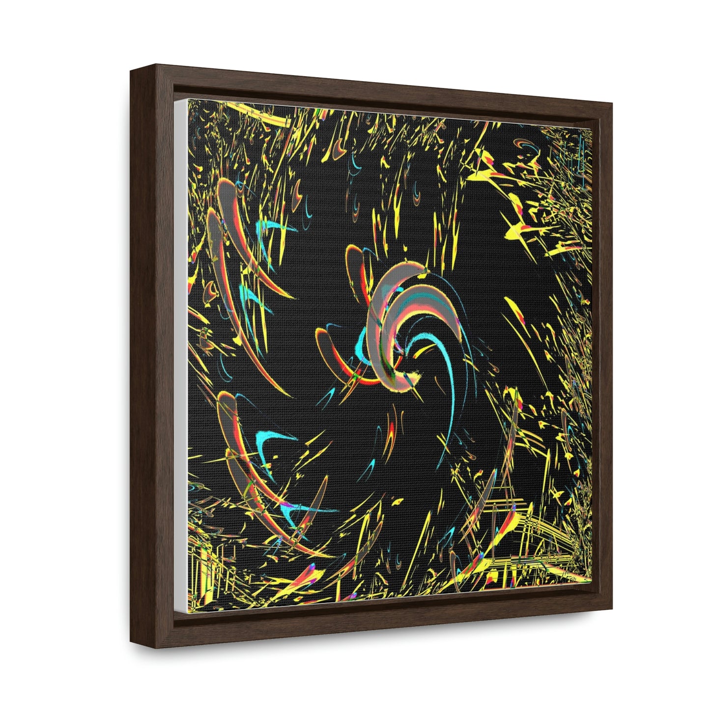 Gallery Canvas Wraps, Square Frame ... "Waning Moon" ... Central Idaho ... October 2022 ... Rendering Time: 22 Hours ... Original Works ...