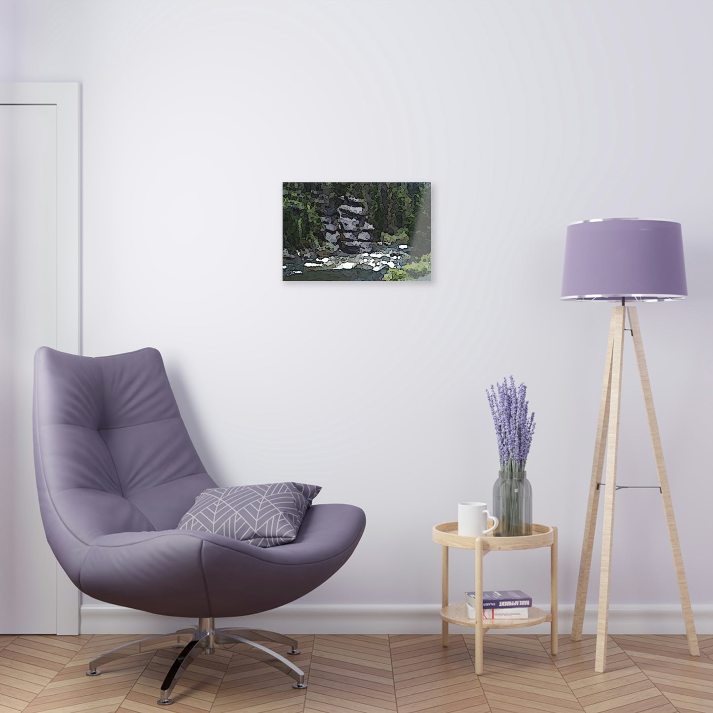 Acrylic Prints ...  "I Am Innocent" ... Tricky-Dick Immortalized ... Nixon Rock: Along The River ... Central Idaho, Summer 2020 ... Original Works ...