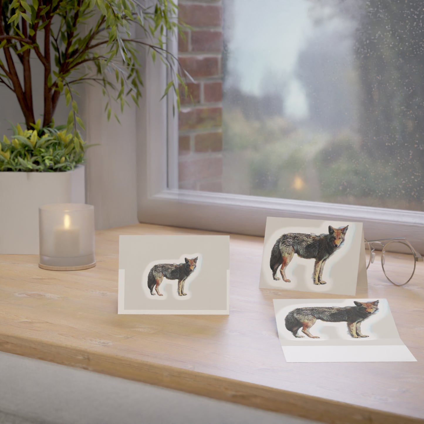 Greeting Cards (1, 10, 30, and 50pcs) ... Coyote ... "Yosemite Valley: Circa May23 ... KPH Base Photo" ... Original Works ...