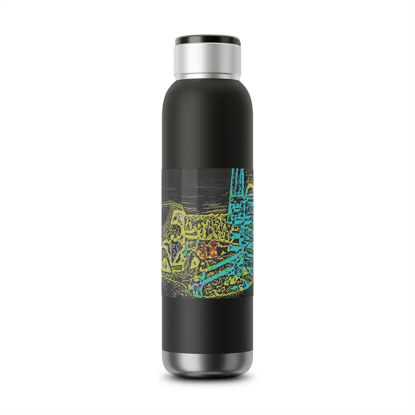 Soundwave Copper Vacuum Audio Bottle 22oz ... "Snow Vehicle In Snow Storm At-Rest" ... Circa 12Mar23 ... Central Idaho ... 18-Hours Rendering Time: Original Works ...