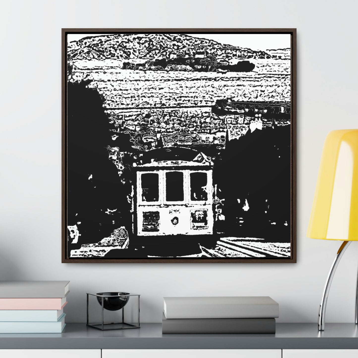 Gallery Canvas Wraps, Square Frame /// San Francisco ... 'A Rice-A-Roni-A-San Francisco Treat' ... "A Cable Car Classic" ... Family Archives: 1973 ... Original Works ...