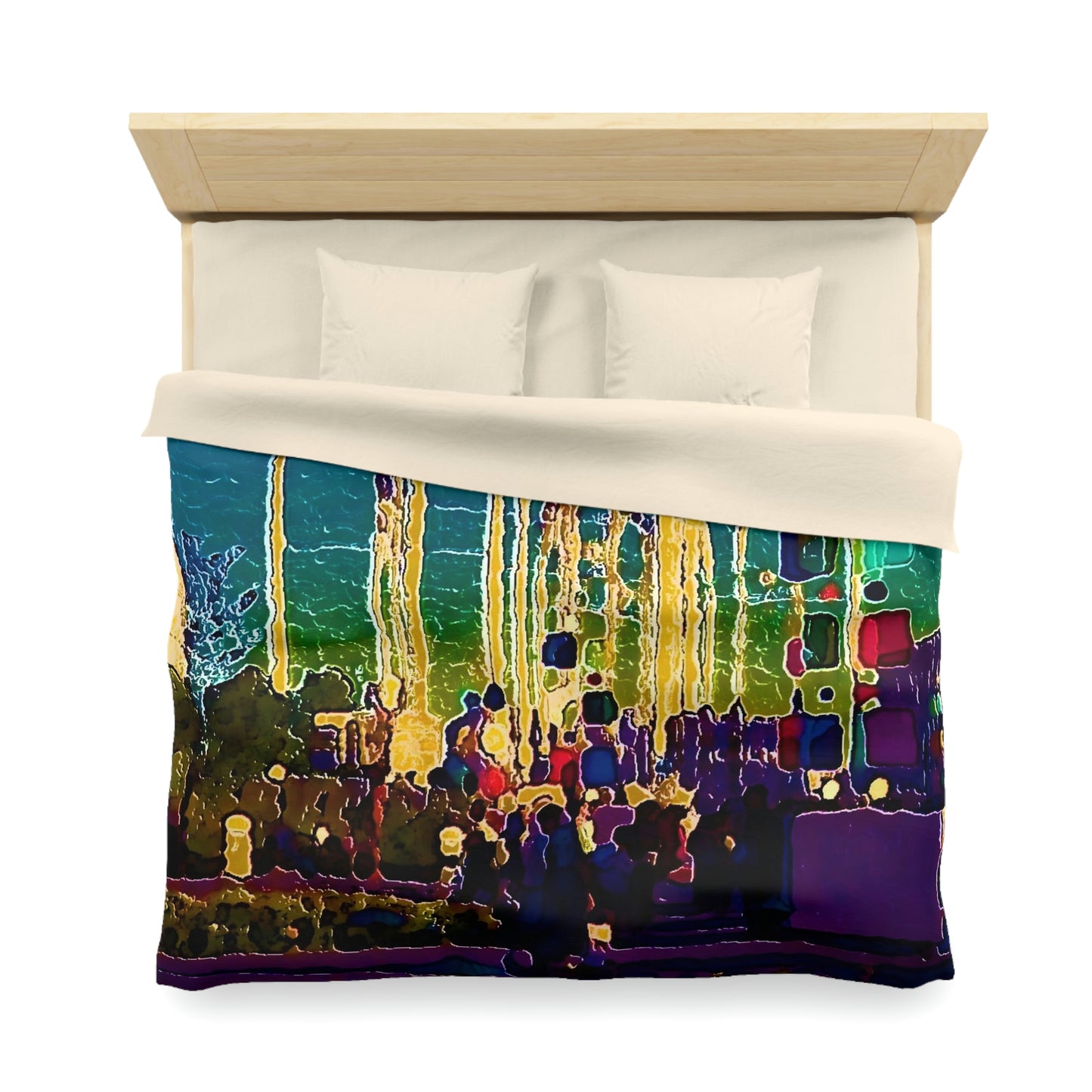 Microfiber Duvet Cover ... "Arches 'Like-No-Other' ... " Seattle World's Fair: 1962. A Family Original ...