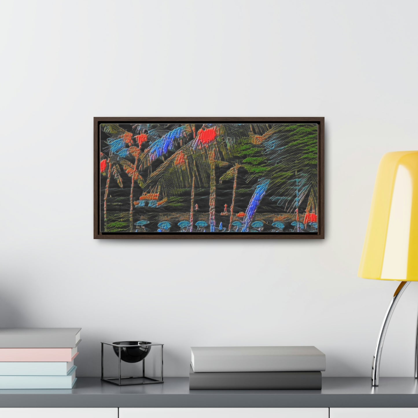Gallery Canvas Wraps, Horizontal Frame ... "The Royal Hawai'ian: Waikiki Beach_Beach" ... Honolulu, HI ... Ocotber 2014 (Halloween) ... Original Works ...