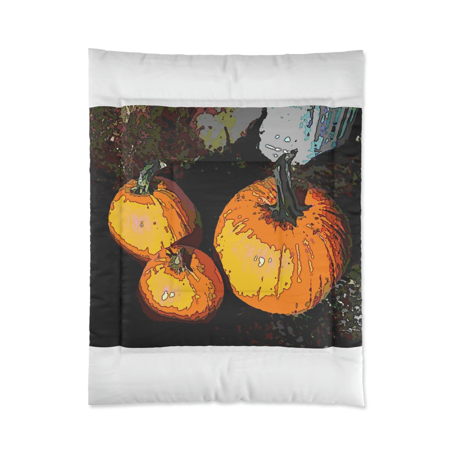 Comforter ... Halloween - Pumpkins - 'Trick-Or-Treat' ... More Than a Season ... "Its A Feeling & Celebration Of Life" ...