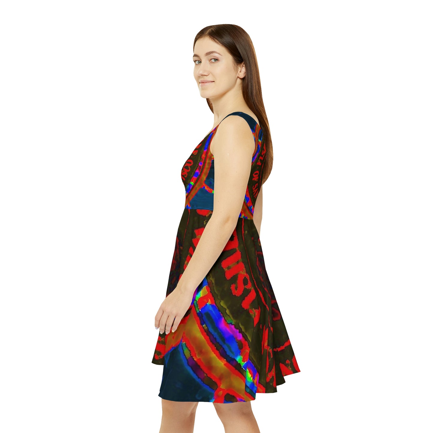 Women's Skater Dress ... "No.9 Fishermen's Grotto - Fishermen's Wharf, SF, California" ... Family Archives: 1970's ... Original Works ...