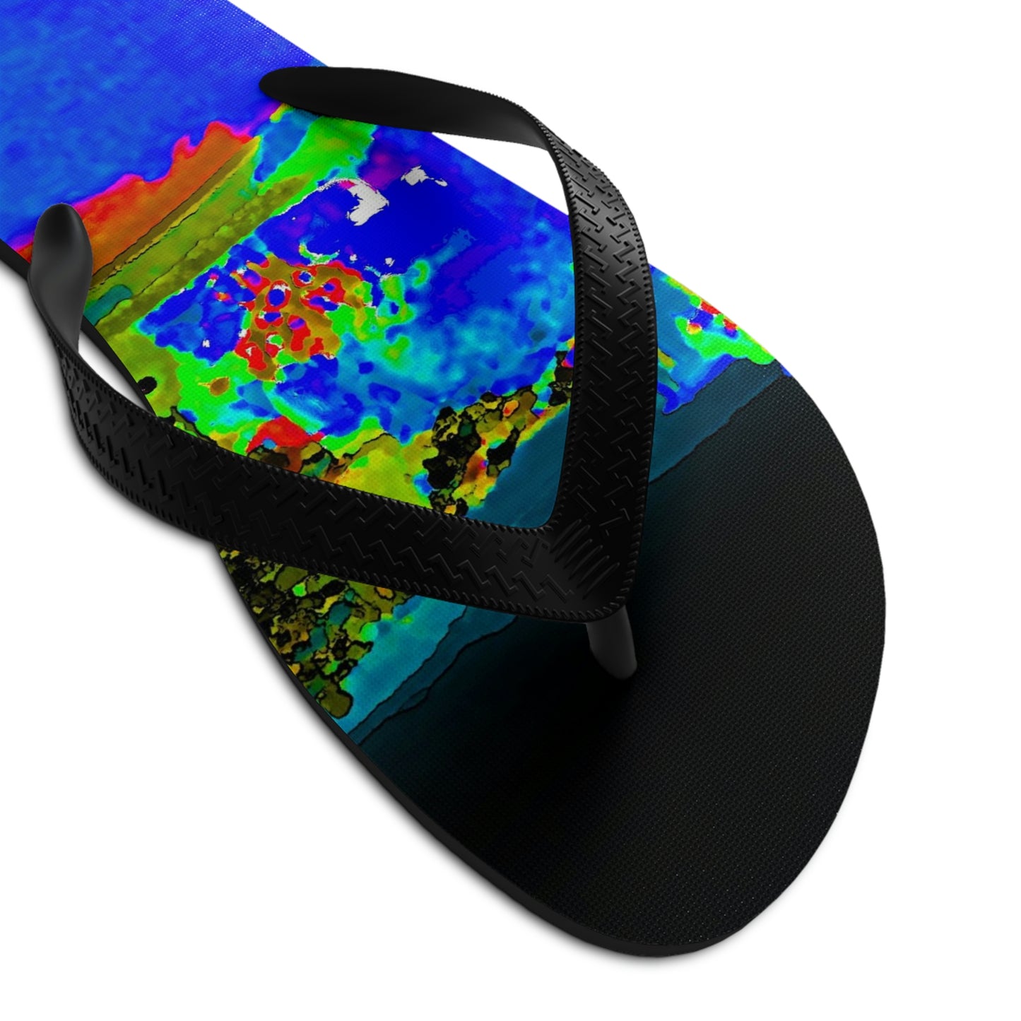 Unisex Flip-Flops ..."Lombard Street San Francisco, CA, USA" ... Family Archives 1970's ... Original Works ...