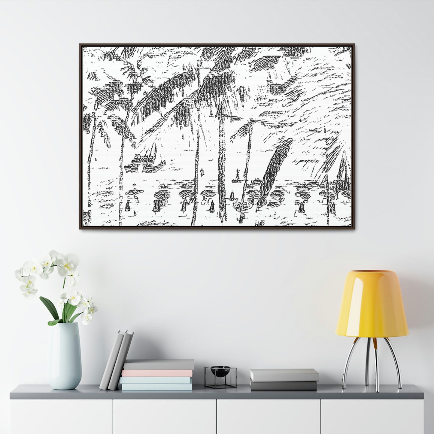Gallery Canvas Wraps, Horizontal Frame ... "The Royal Hawai'ian: Waikiki Beach_Beach" ... Honolulu, HI ... Ocotber 2014 (Halloween) ... Original Works ...