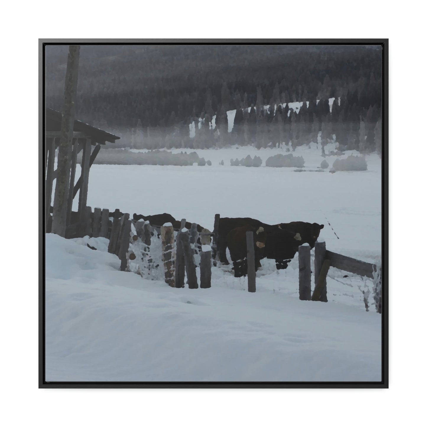 Gallery Canvas Wraps, Square Frame