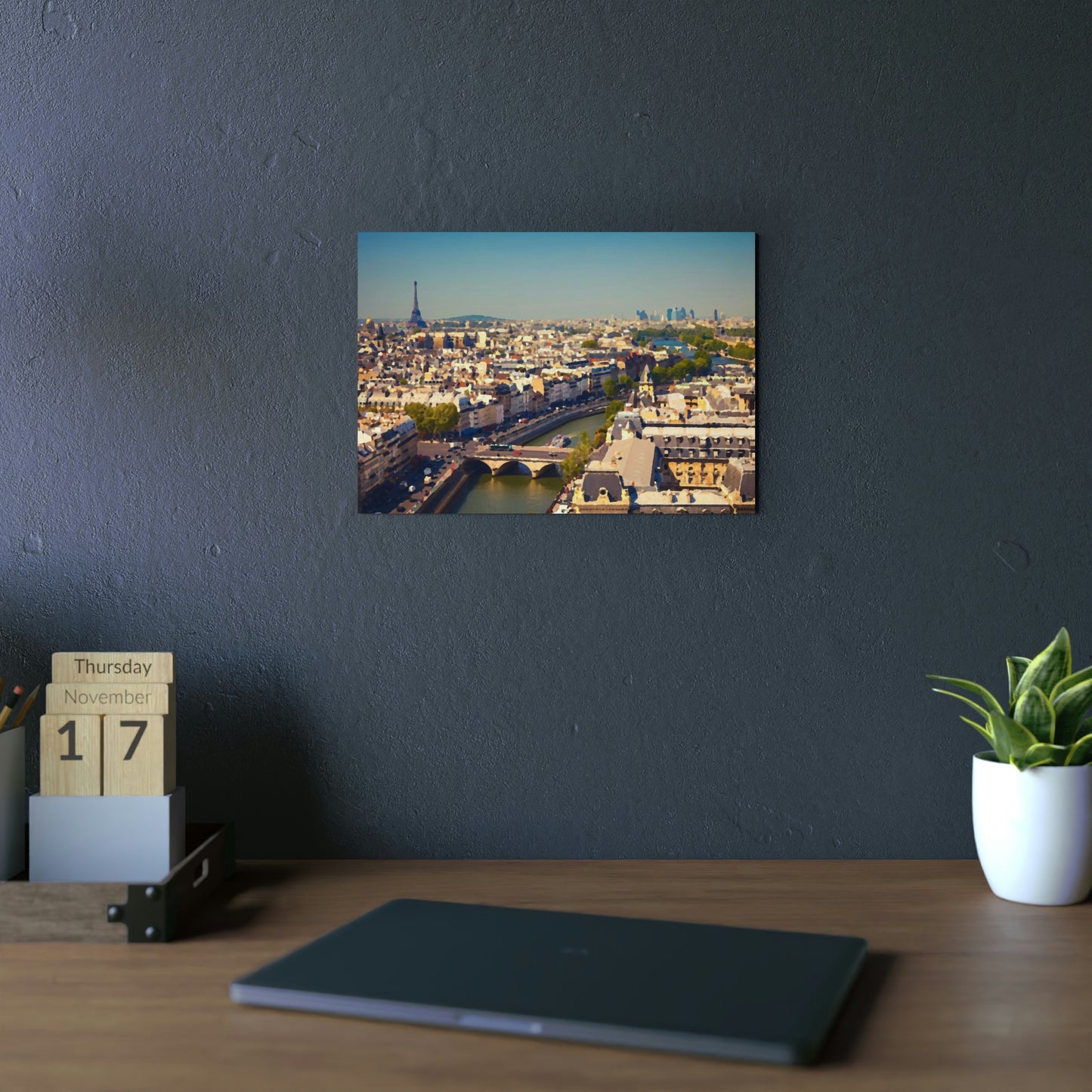 Aluminum Composite Panels ... "Allons Y A La Paris!"... A View Of 'The River Seine & Le Tour Eiffel' ... Family Archives ... Original Works ...