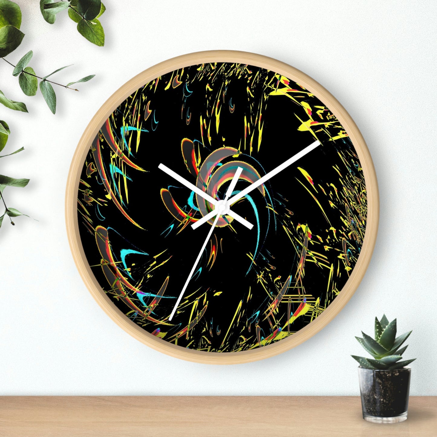 Wall clock ... "Waning Moon" ... Central Idaho ... October 2022 ... Rendering Time: 22 Hours ... Original Works ...
