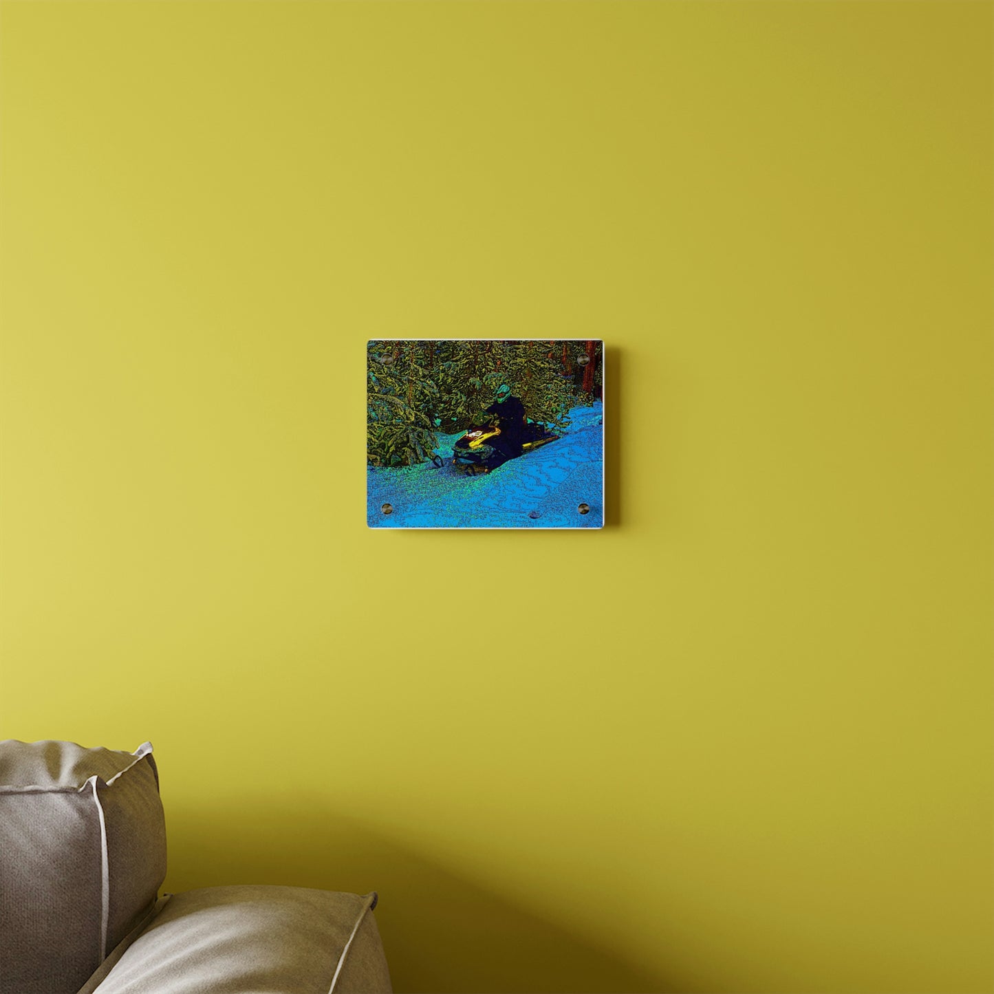 Acrylic Wall Art Panels ... Yep ... "Another Day ... Riding Through The Wilderness ... " ... February 2023 ... Original Works ...