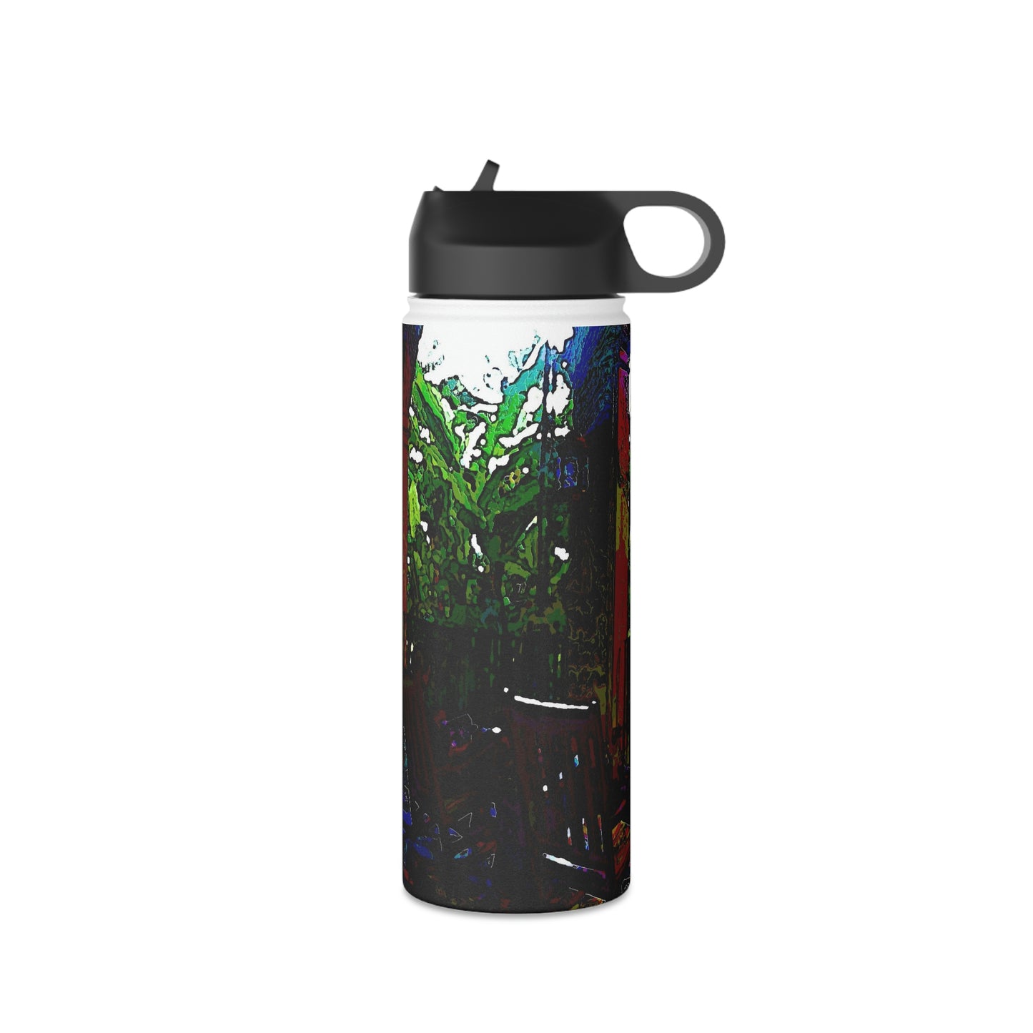 Stainless Steel Water Bottle, Standard Lid ... Lanai & Rocking Chairs At: 'The Pink Palace' ... The Royal Hawai'ian ... Honolulu, HI ... '27Oct2014' ... Original Works ...