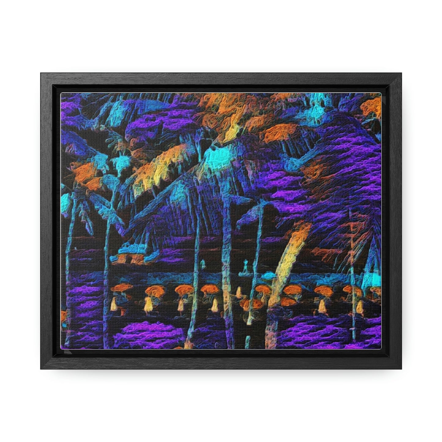 Gallery Canvas Wraps, Horizontal Frame ... "The Royal Hawai'ian: Waikiki Beach_Beach" ... Honolulu, HI ... Ocotber 2014 (Halloween) ... Original Works ...