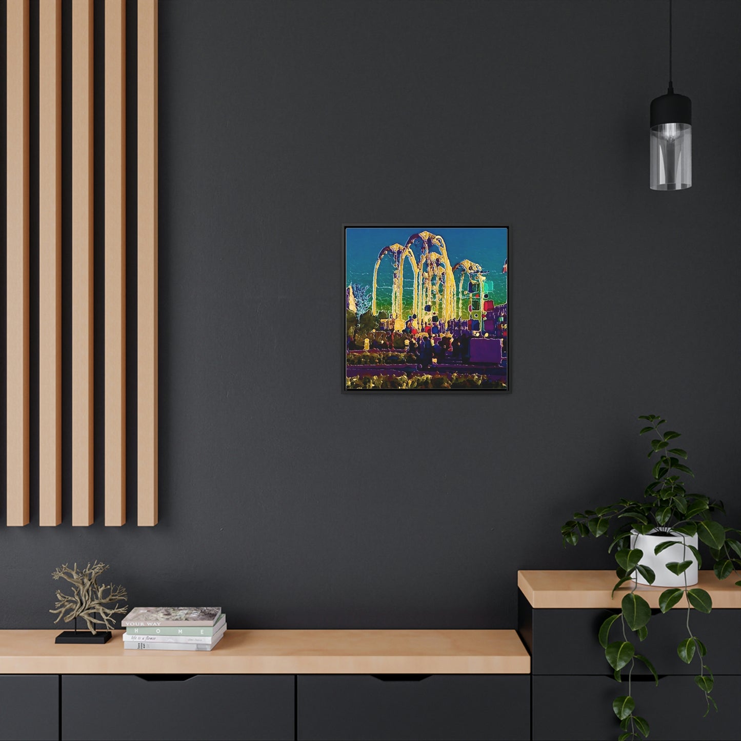 Gallery Canvas Wraps, Square Frame ... "Arches 'Like-No-Other' ... " Seattle World's Fair: 1962. A Family Original ...