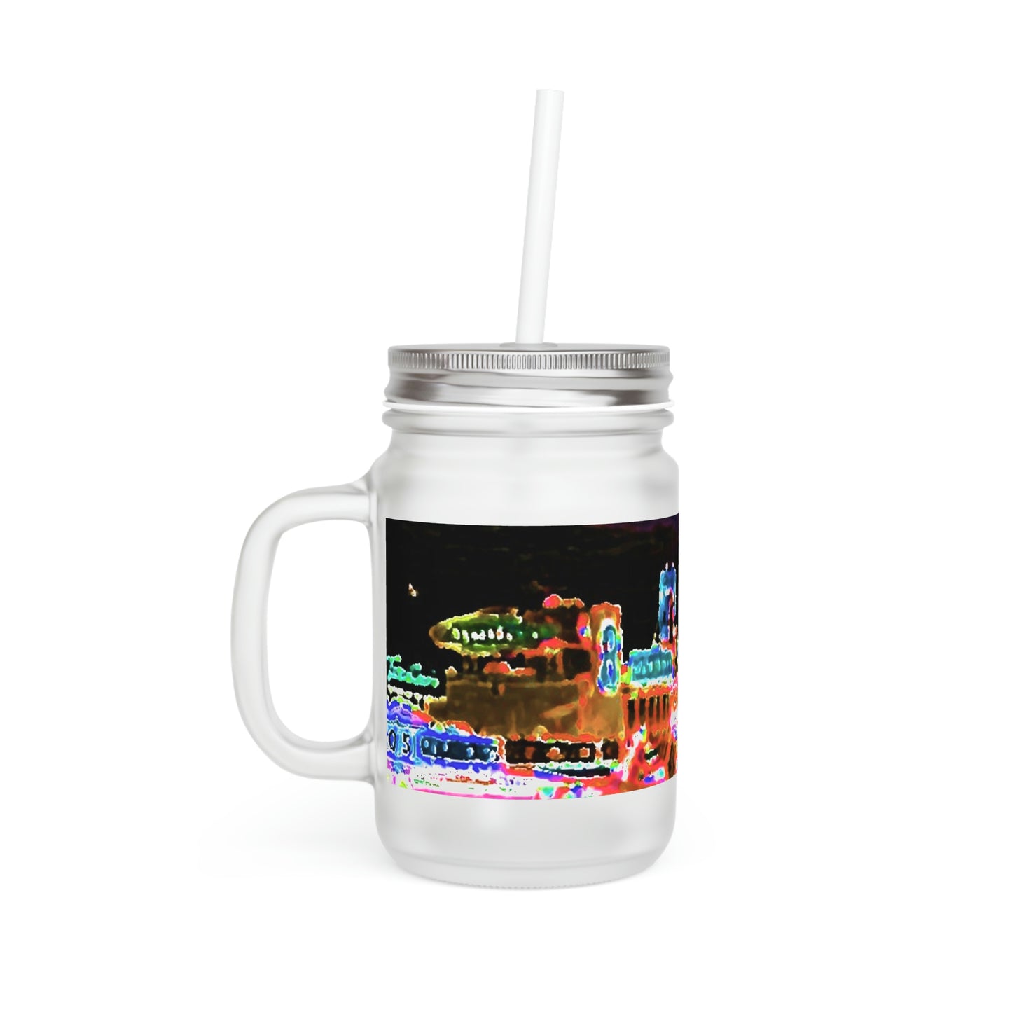 Mason Jar ... "No.9 Fishermen's Grotto - Fishermen's Wharf, SF, California" ... Family Archives: 1970's ... Original Works ...