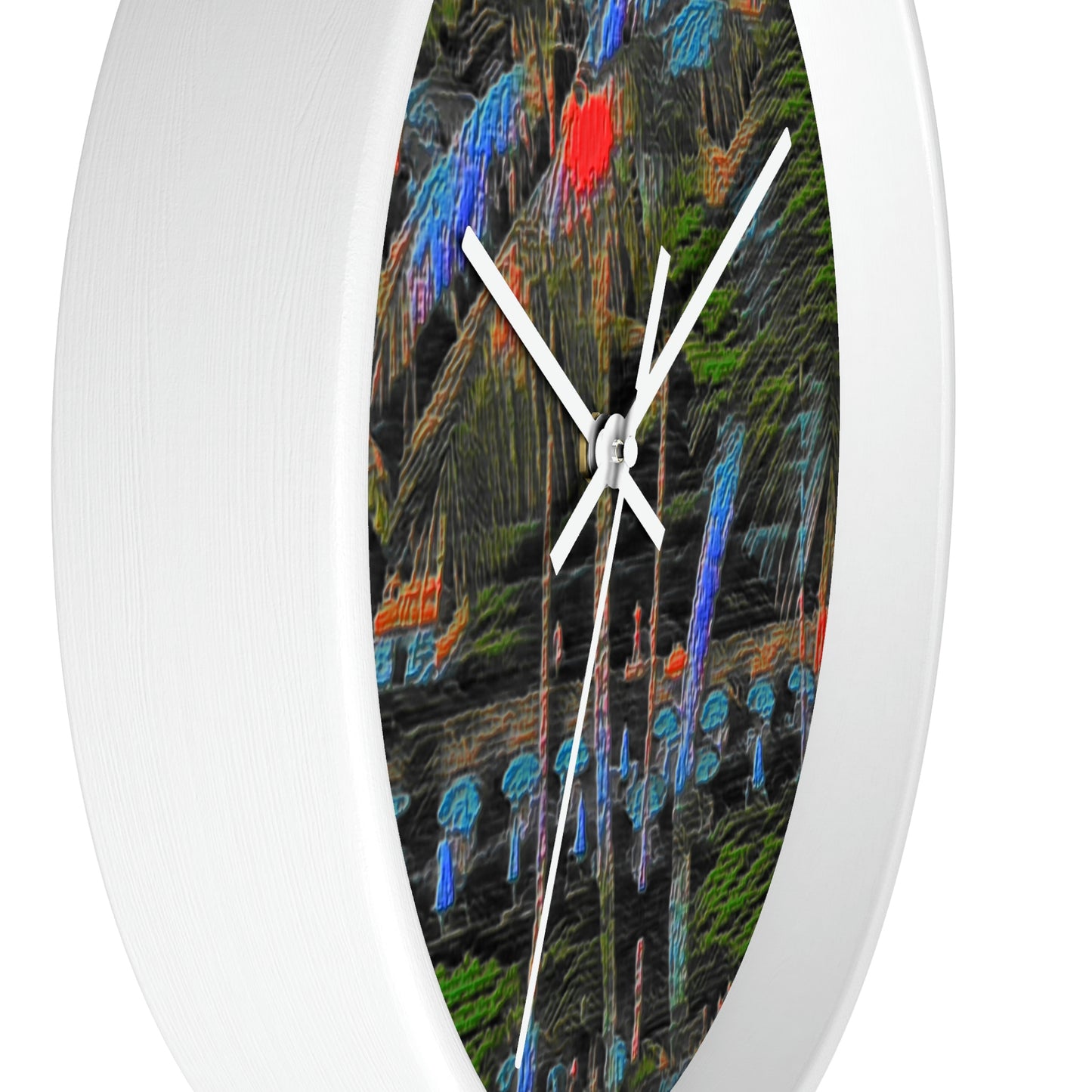 Wall Clock ... "The Royal Hawai'ian: Waikiki Beach_Beach" ... Honolulu, HI ... Ocotber 2014 (Halloween) ... Original Works ...