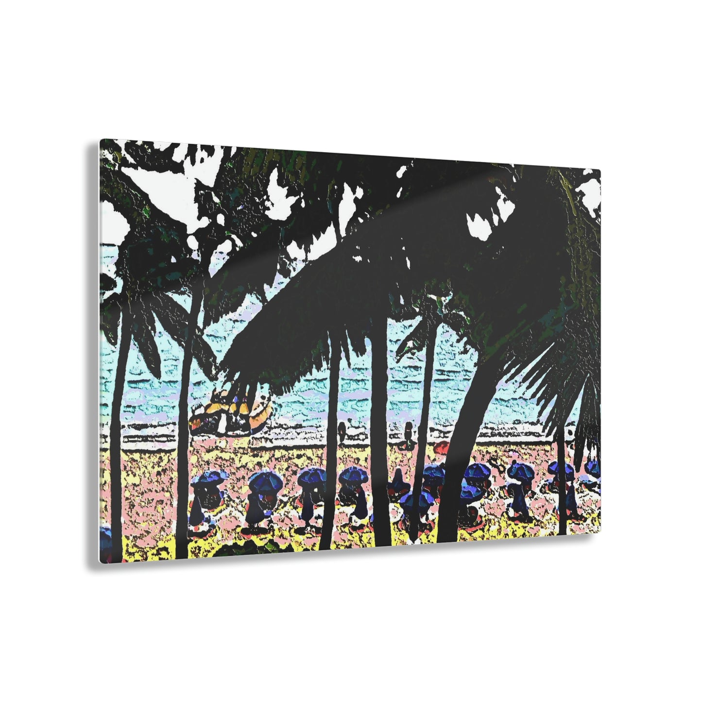 Acrylic Prints ... "A Beautiful Beach Amongst The Palms" ... The Outrigger Waikiki, Honolulu, Oahu ... Original Works ...