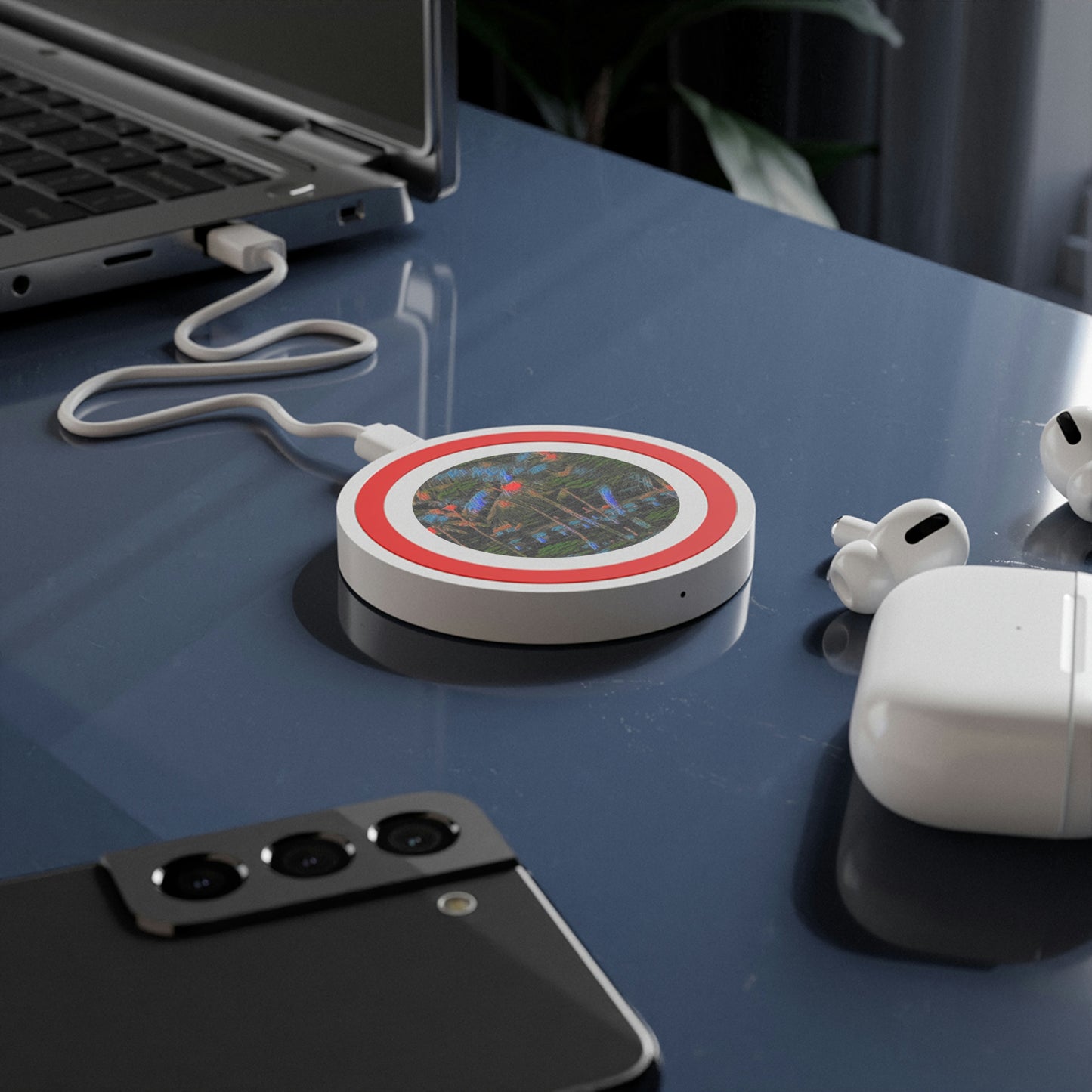Quake Wireless Charging Pad ... "The Royal Hawai'ian: Waikiki Beach_Beach" ... Honolulu, HI ... October 2014 (Halloween) ... Original Works ...