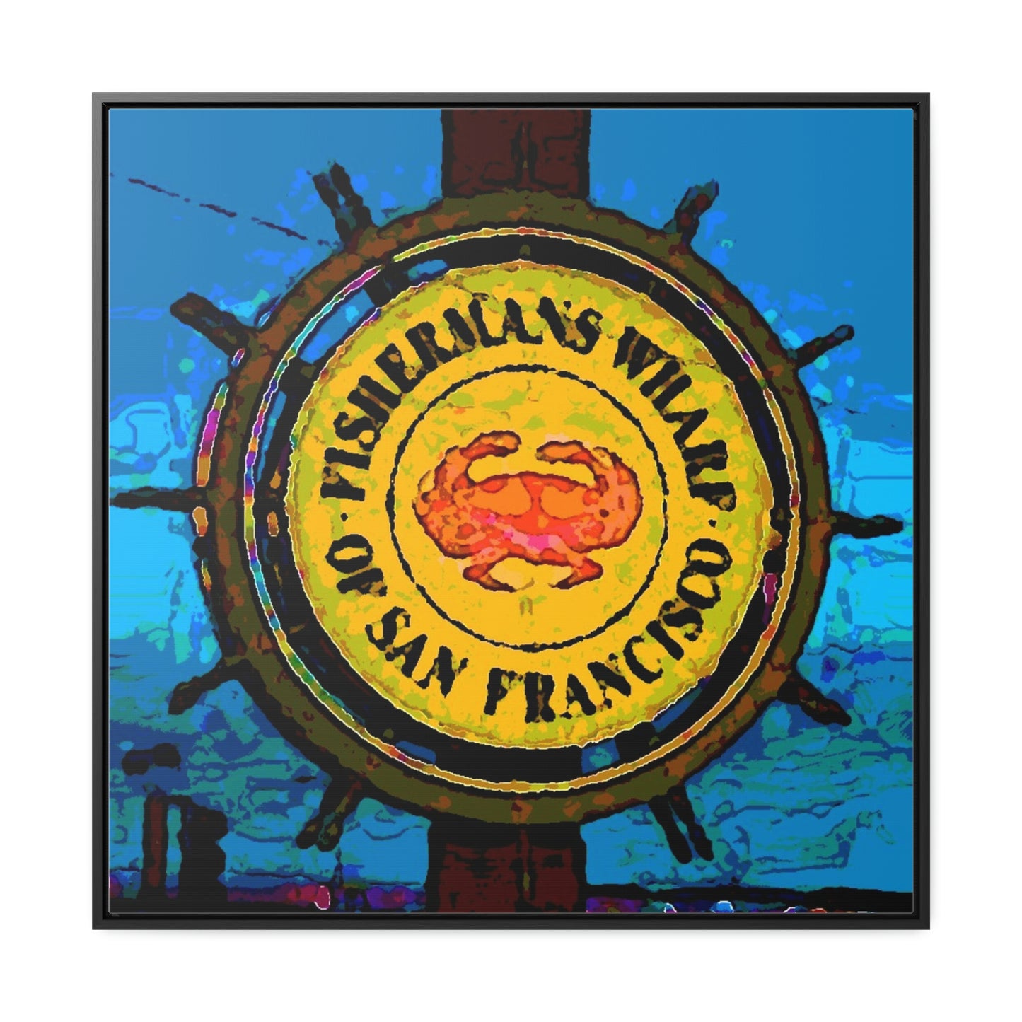Gallery Canvas Wraps, Square Frame ...  "No.9 Fishermen's Grotto - Fishermen's Wharf, SF, California" ... Family Archives: 1970's ... Original Works ...
