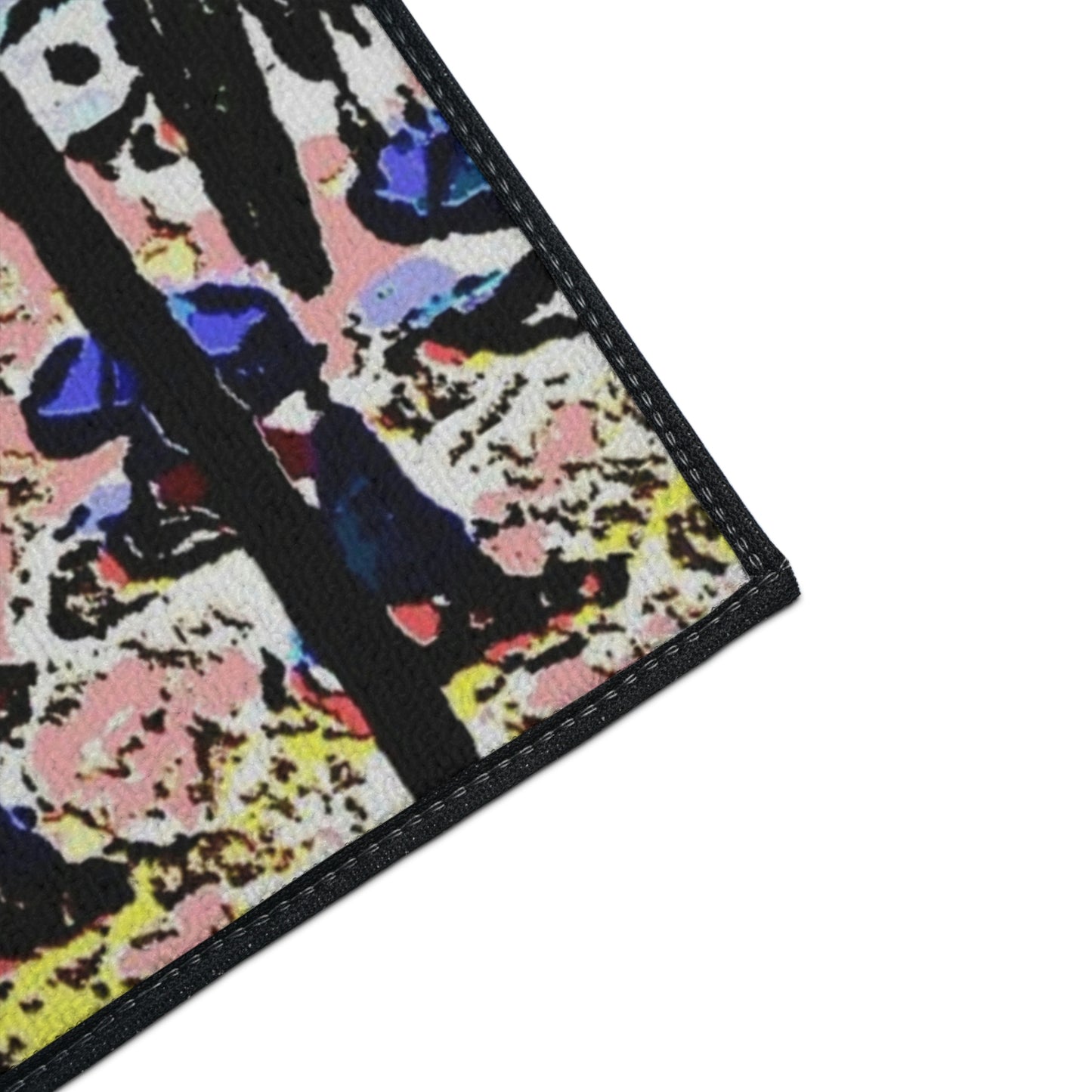 Heavy Duty Floor Mat ... "A Beautiful Beach Amongst The Palms" ... The Outrigger Waikiki, Honolulu, Oahu ... Original Works ...