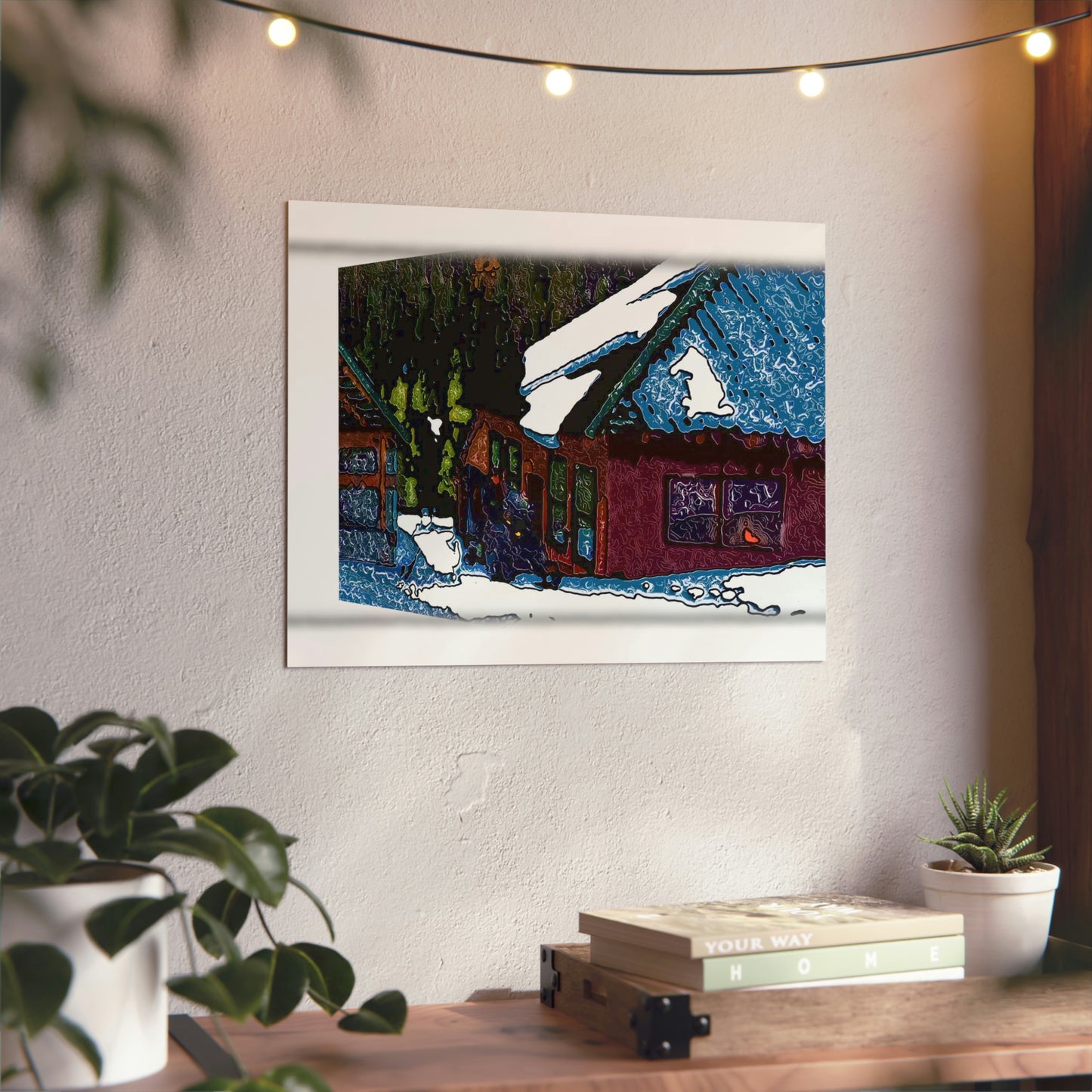 Aluminum Composite Panels ... "3-D & Perspective" ... A Snowmobiler 'Ridest-Through-It' ... Rhett Creek, Idaho ... Original Works ...