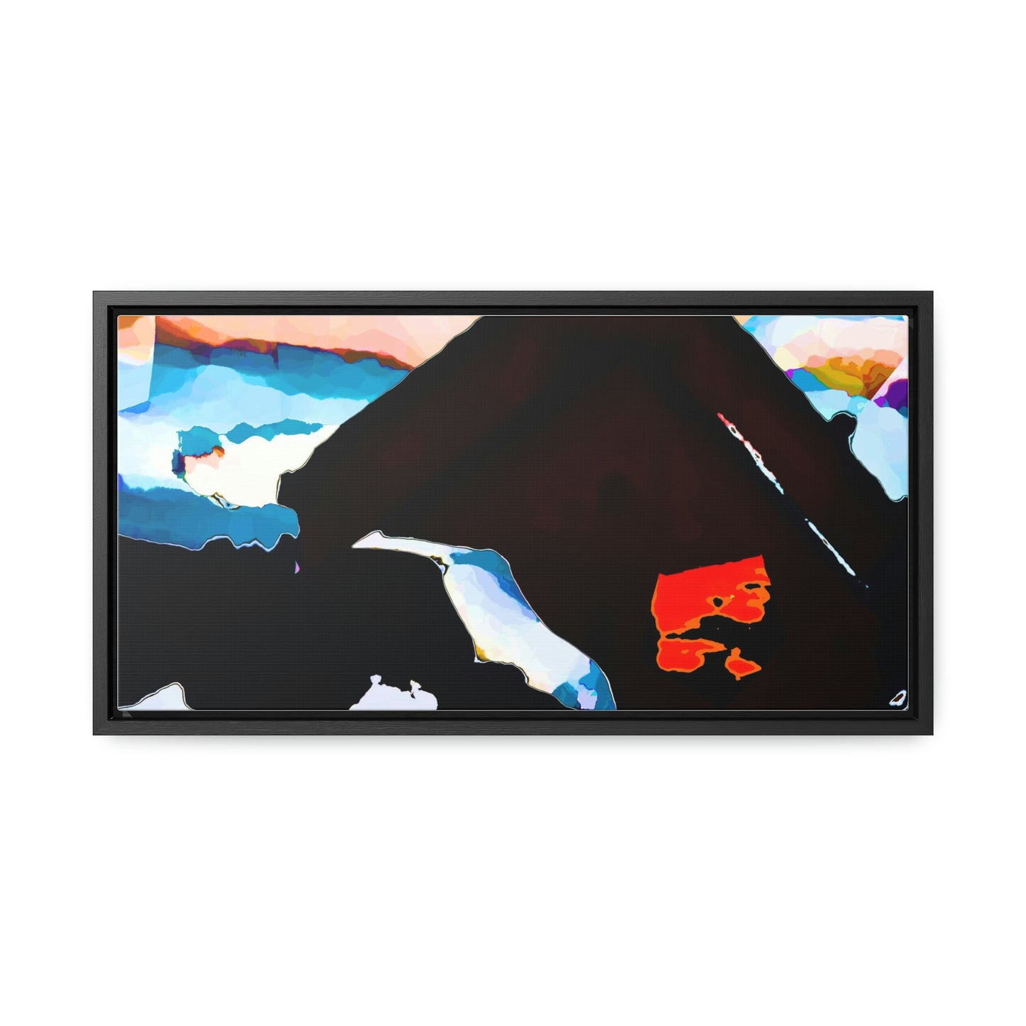 Gallery Canvas Wraps, Horizontal Frame ... After An Intense Snow Storm ... 'Digging Out' ... A Vehicle & Cabin "In The Mountains" ... March 2023 ... Original Works ...